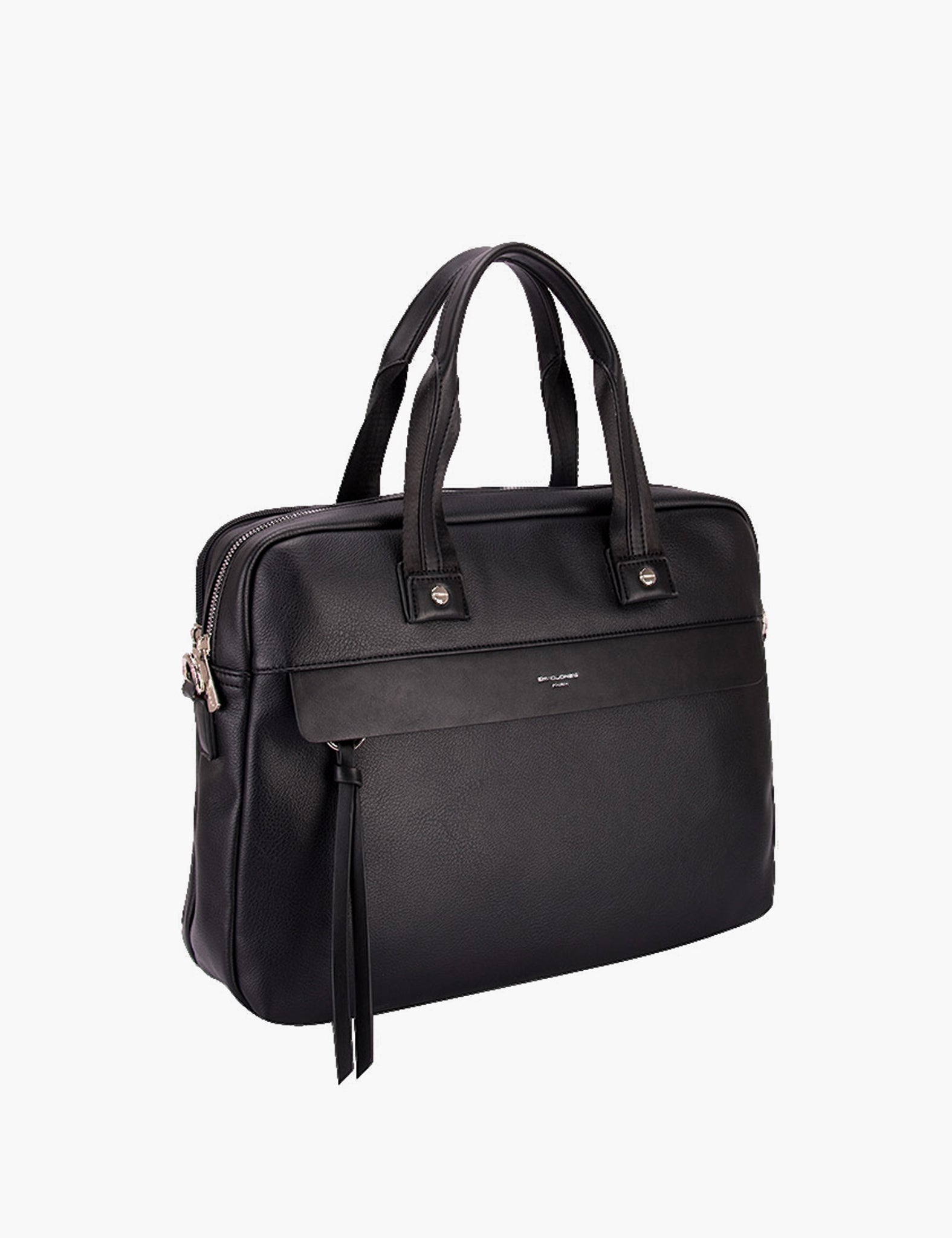 Porte-documents Alec — Black, vue trois-quarts