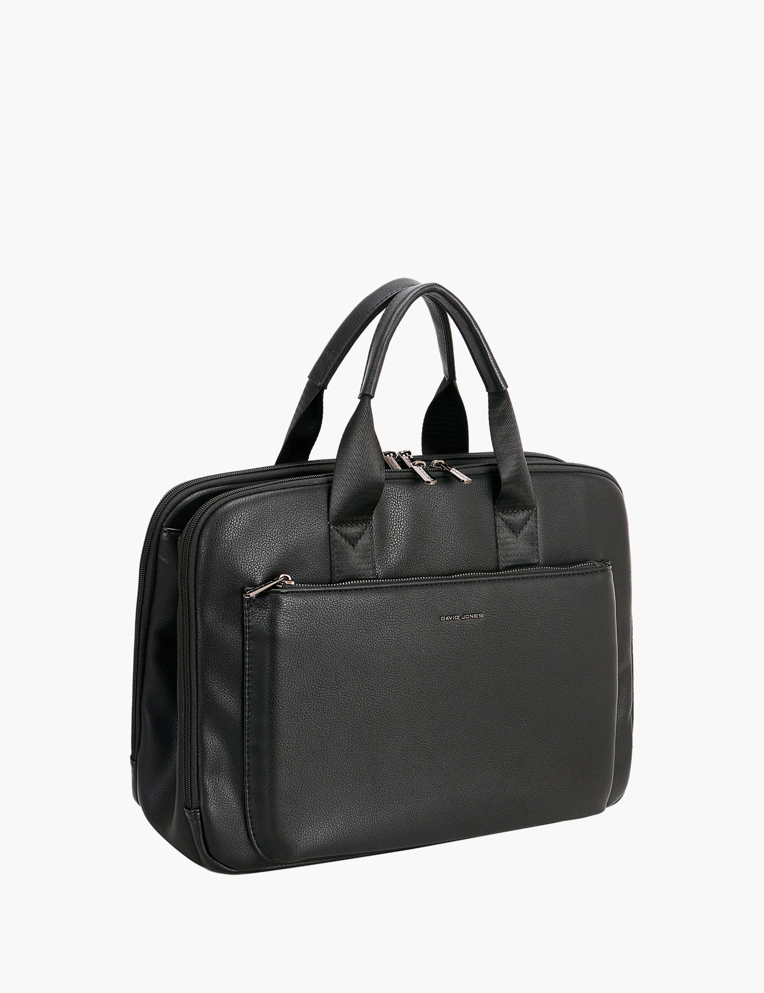 Porte-documents Javier — Black, vue trois-quarts