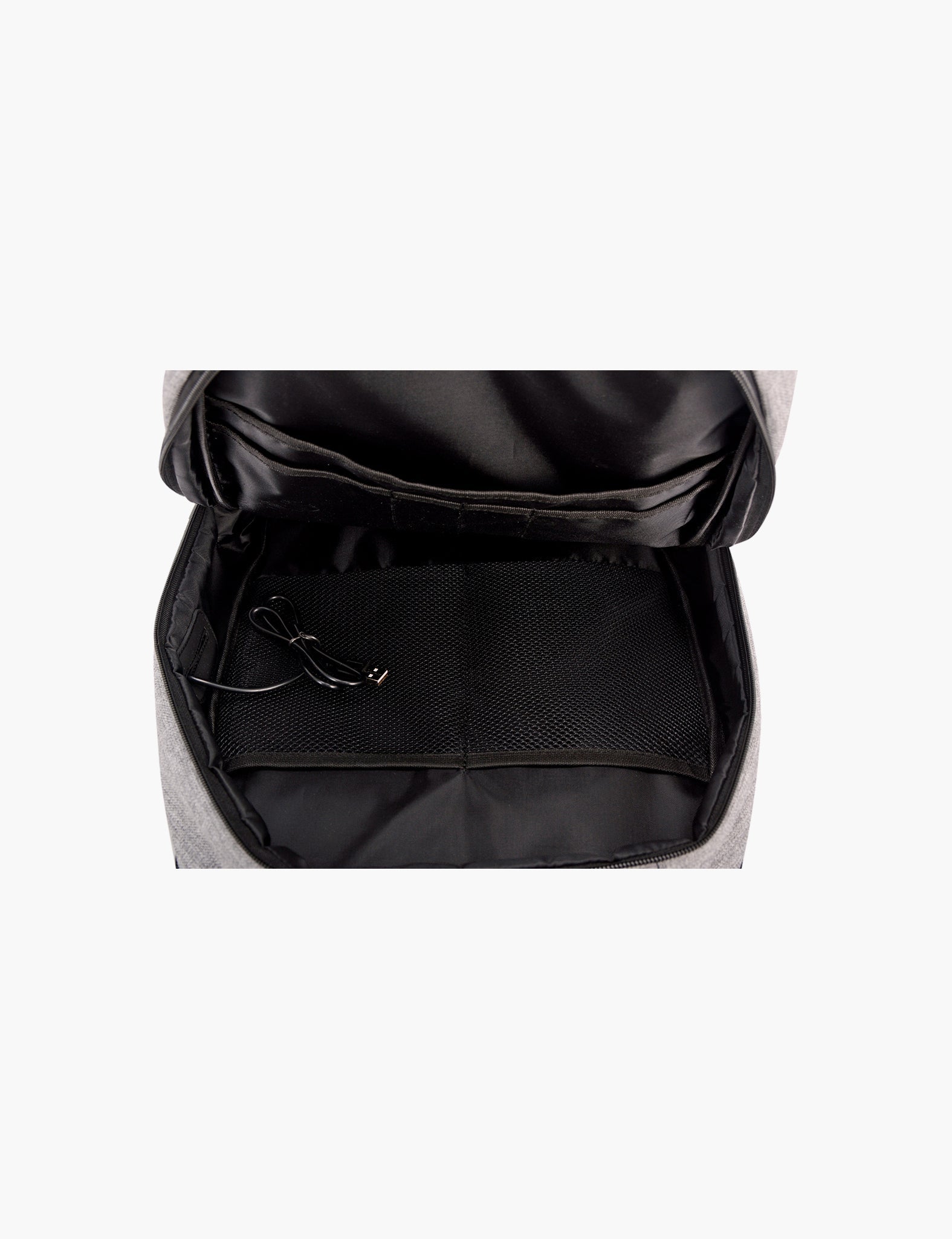Sac à dos Ygor — Grey, intérieur