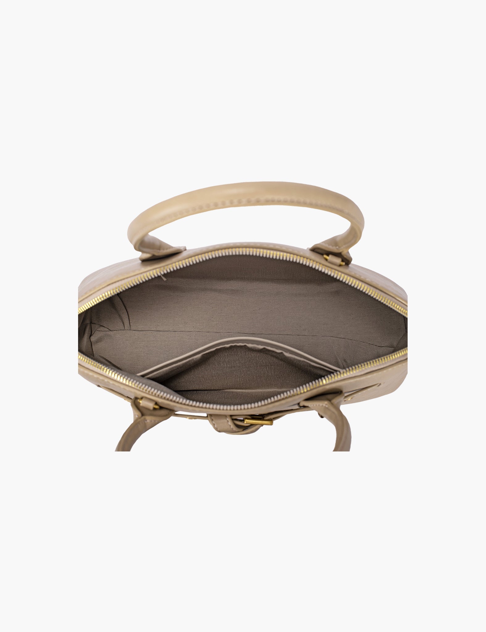 Sac à main Naidy — Oxford Tan, intérieur
