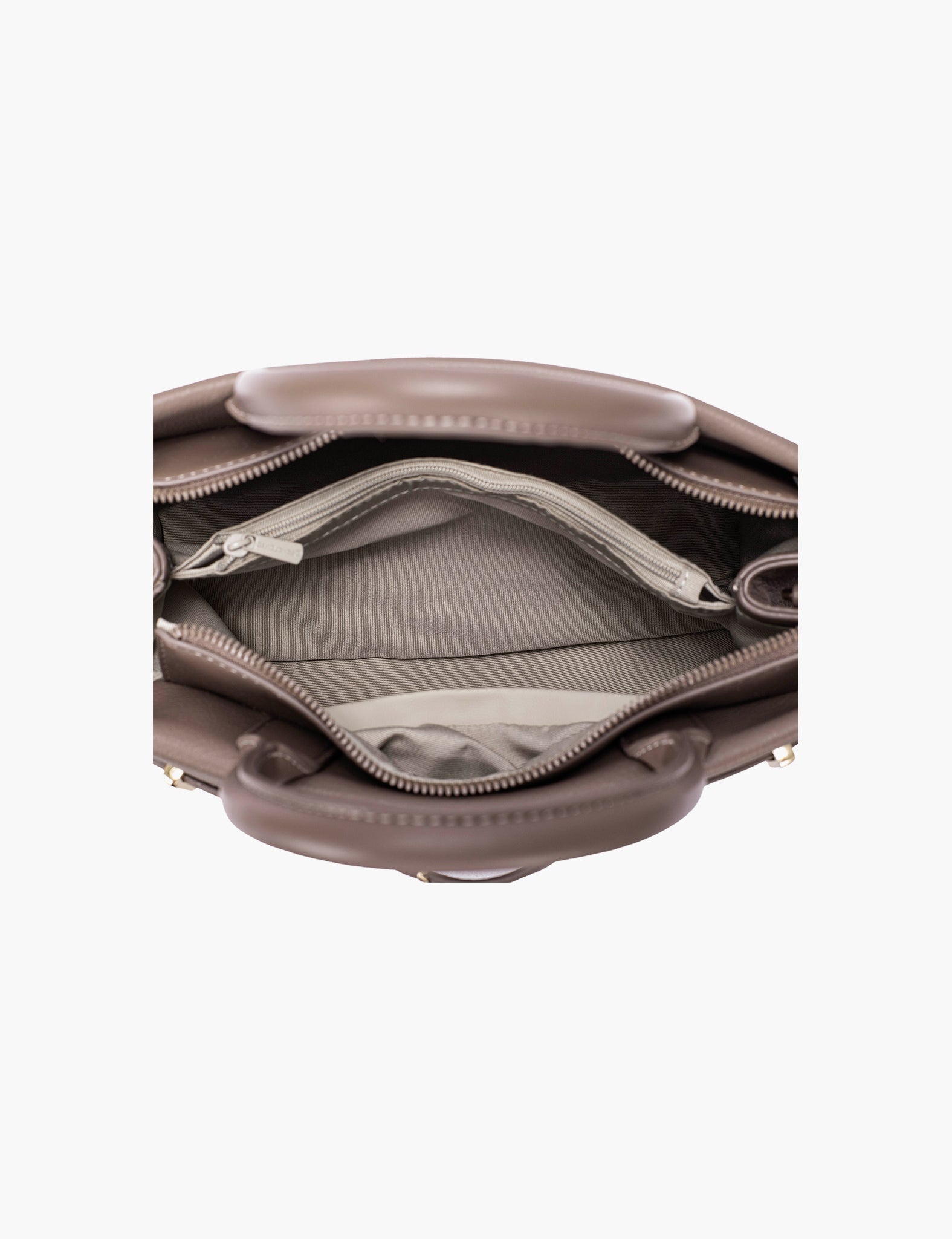 Sac à main Nella — Bitter Chocolate, intérieur