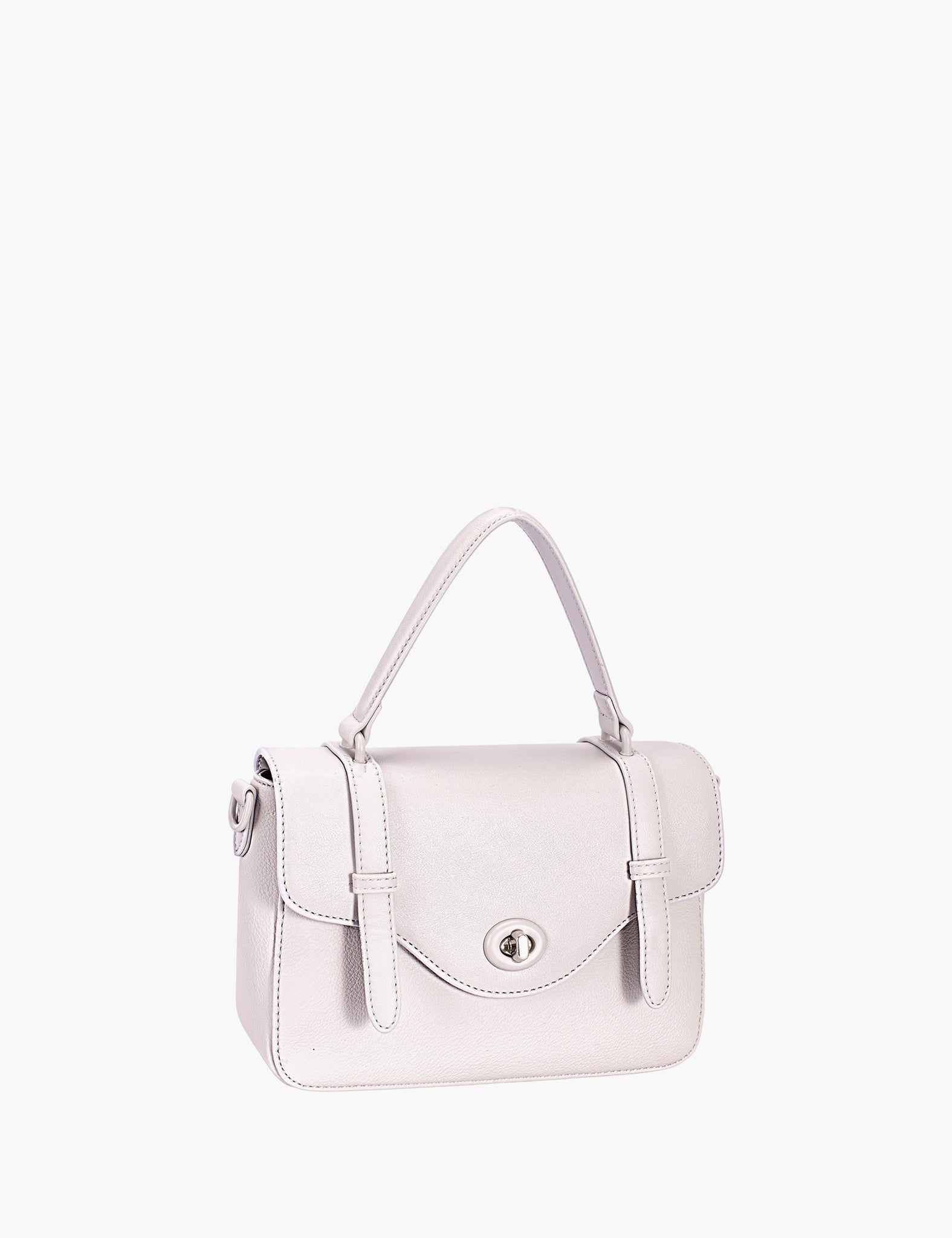 Sac à main Onelia — Snow Lilac, vue trois-quarts