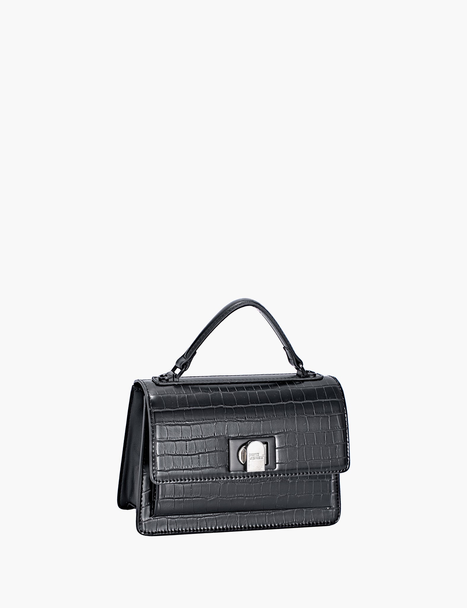 Sac à main Prisca — Black, vue trois-quarts
