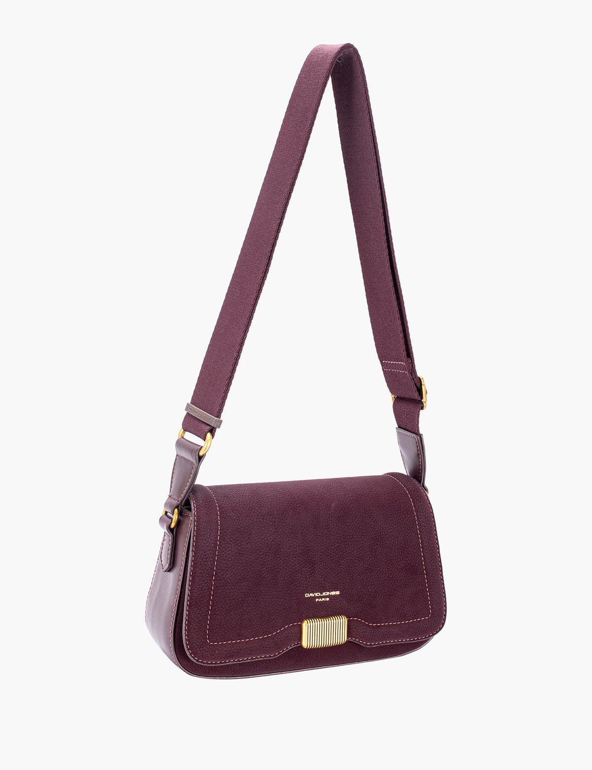 Sac bandoulière Koraly — Dark Bordeaux
