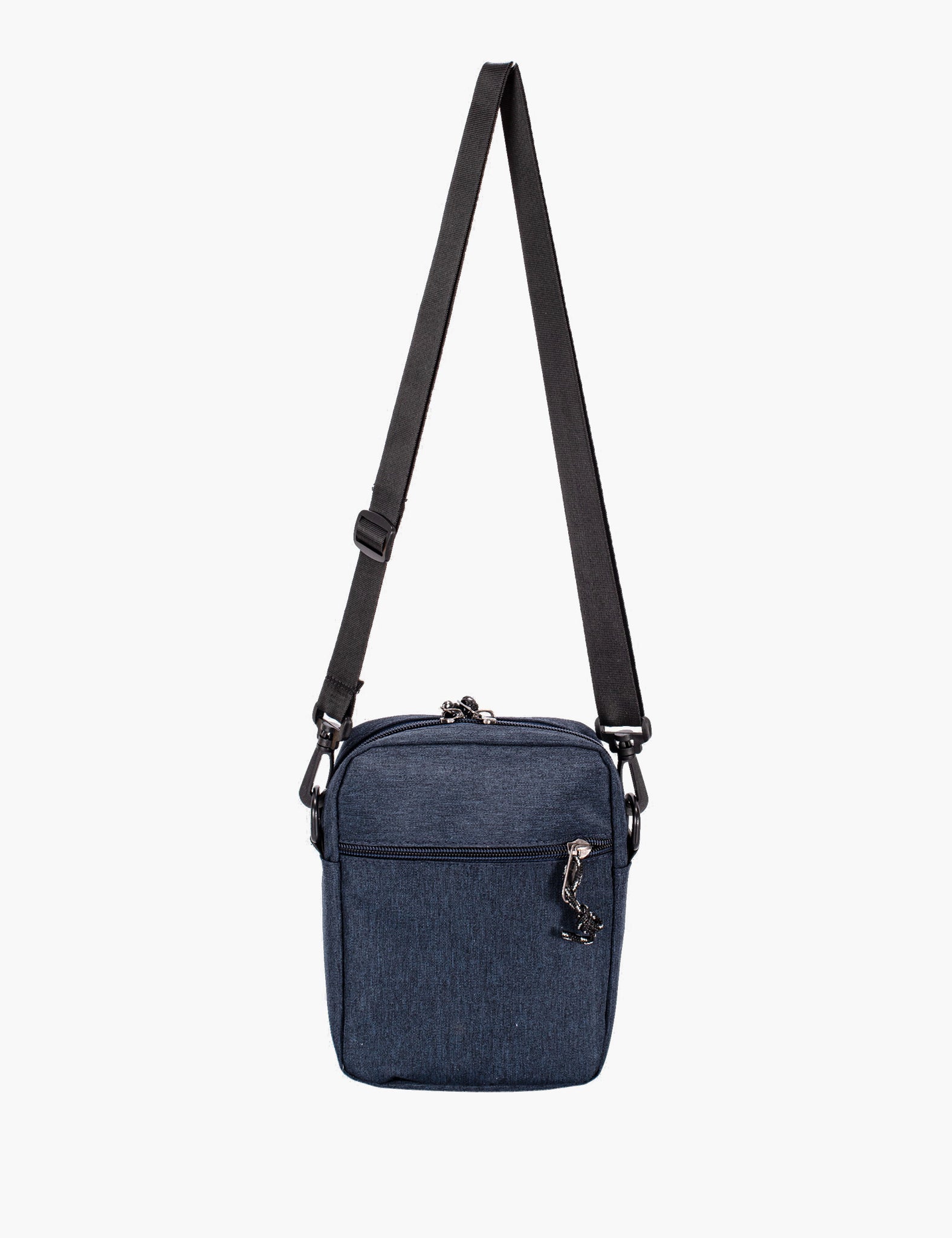 Sac bandoulière Max — Blue, vue trois-quarts