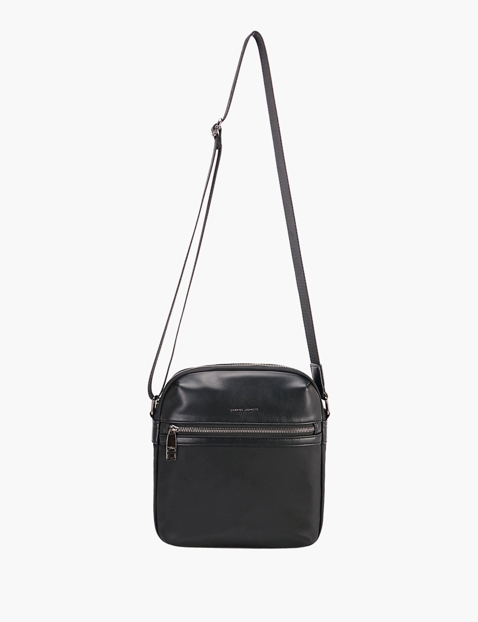 Sac bandoulière Mick — Black, vue trois-quarts