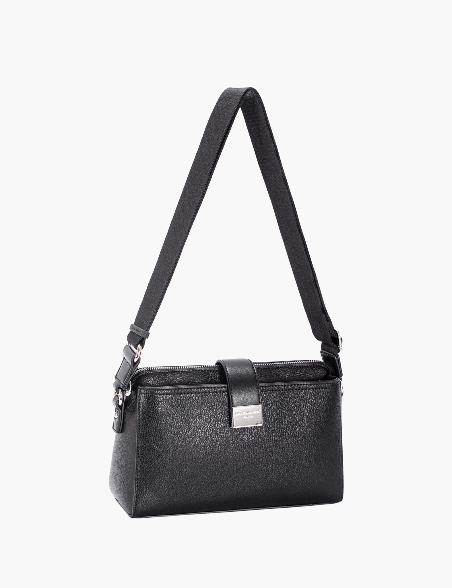 Sac bandoulière Oifa — Black, vue trois-quarts