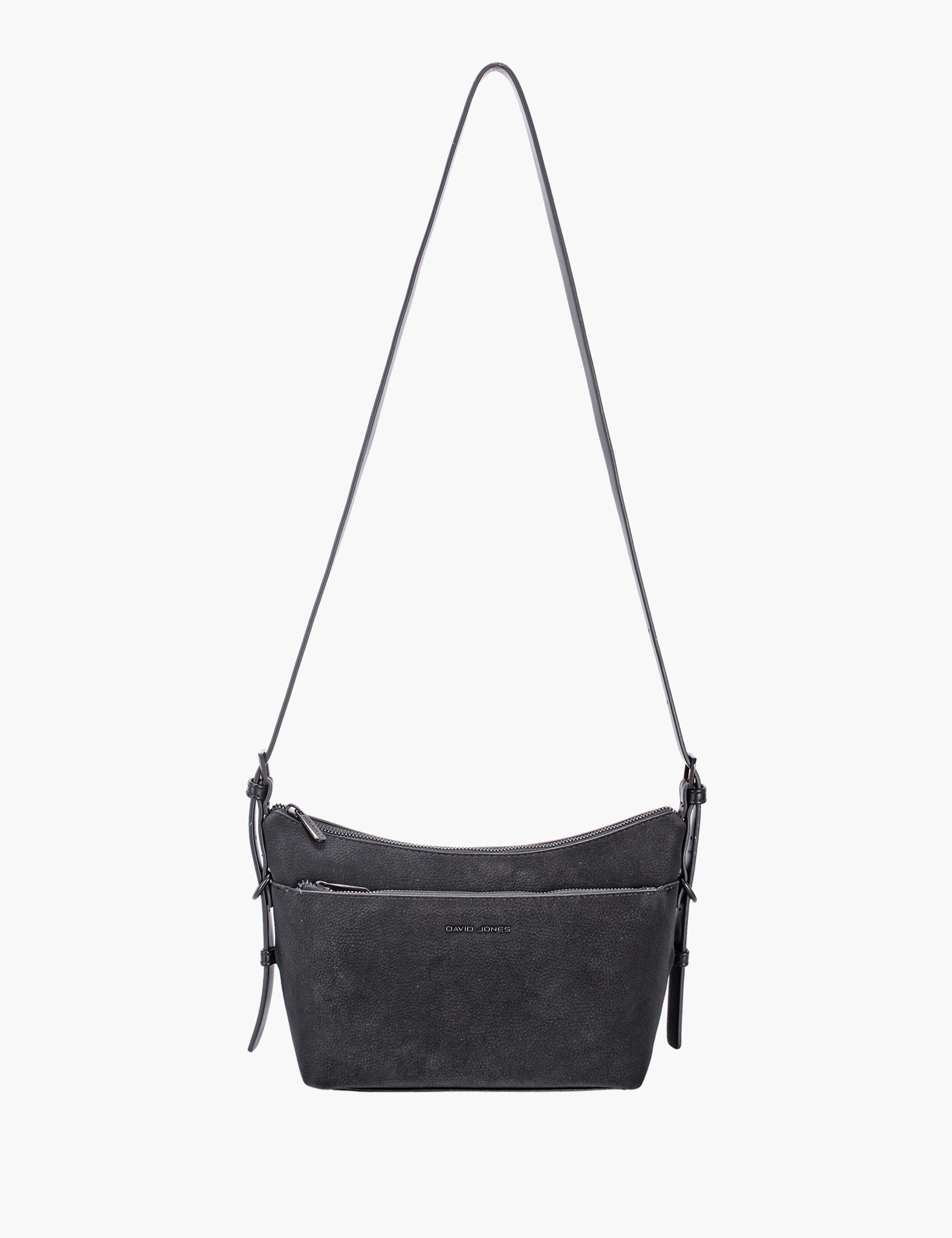 Sac bandoulière Paprika — Black, vue trois-quarts