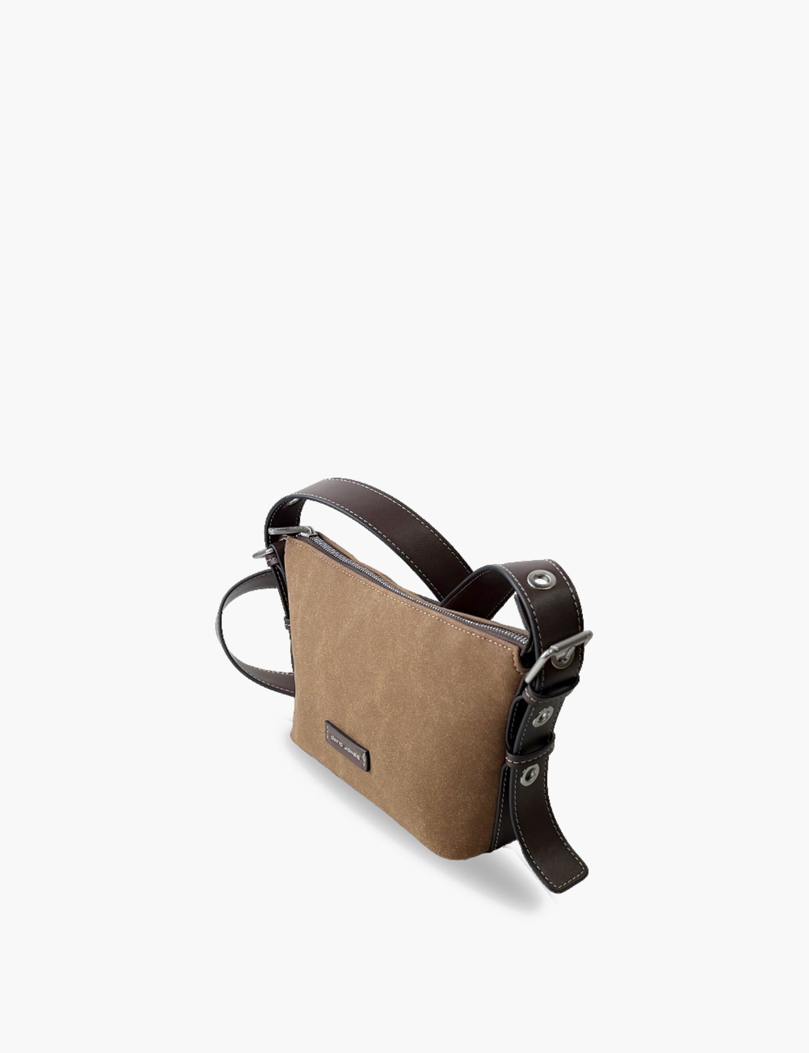 Sac bandoulière Prentys — Apricot Tan, vue trois-quarts