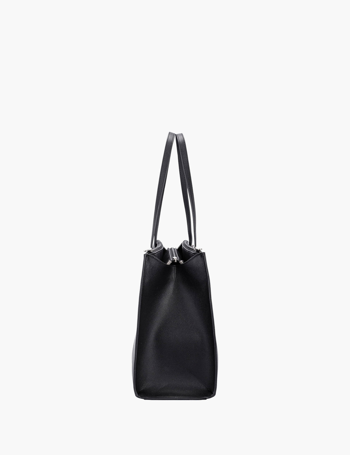 Sac cabas Jacinta — Black, vue de profil