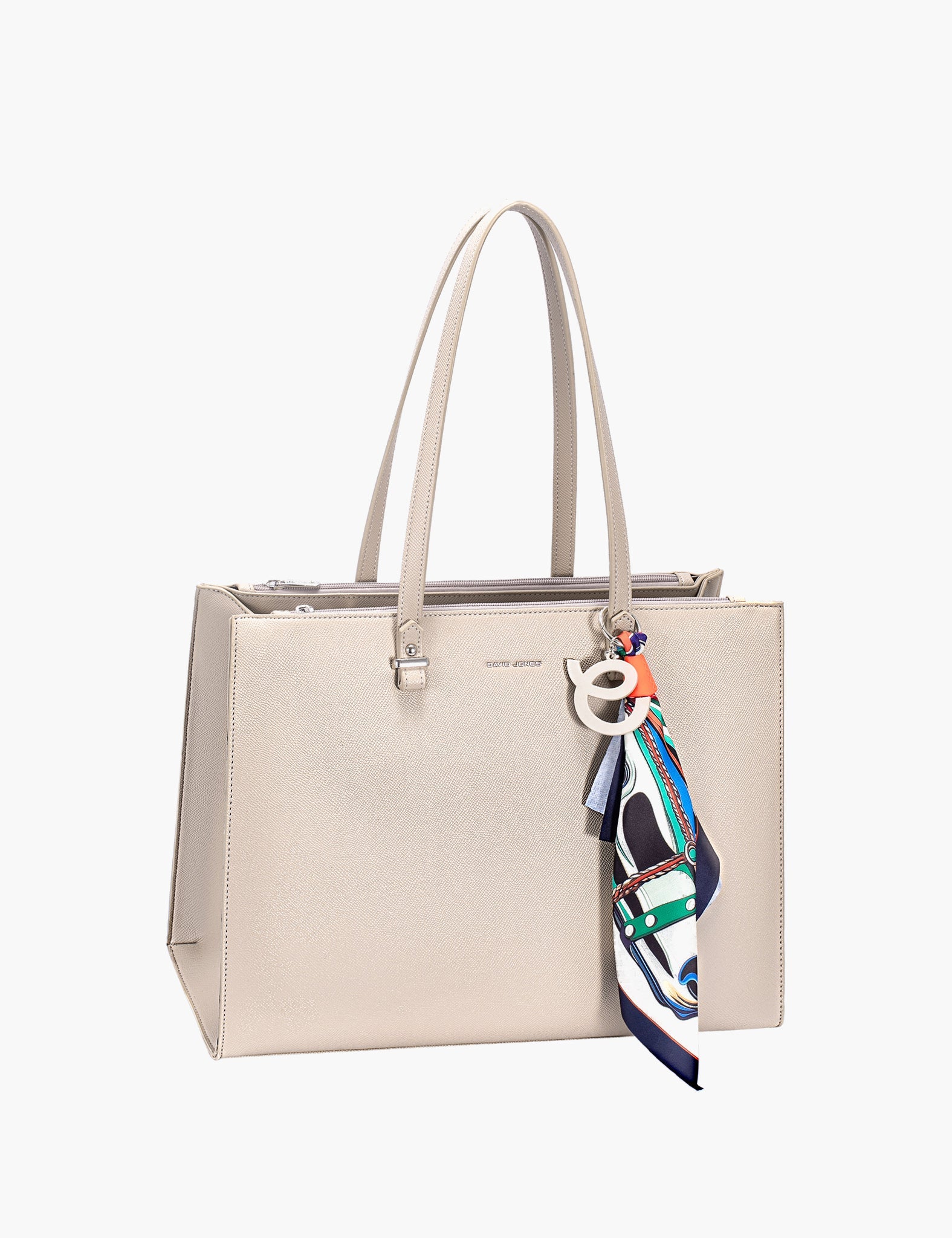 Sac cabas Jacinta — Oxford Tan, vue trois-quarts