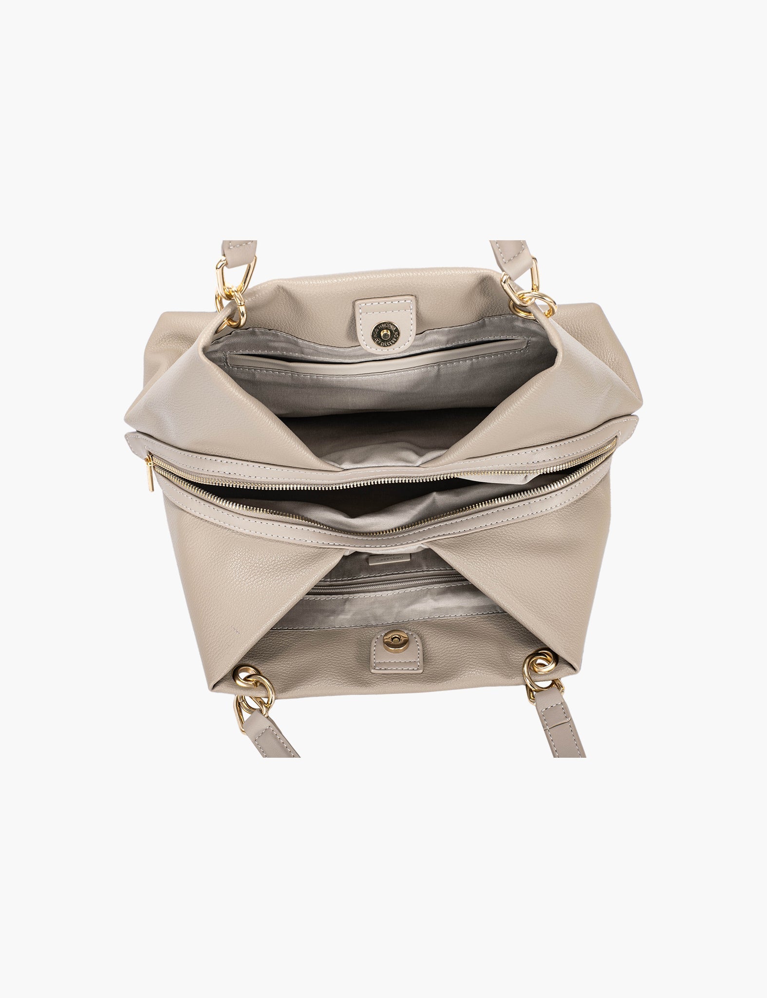 Sac cabas Oliana — Oxford Tan, intérieur