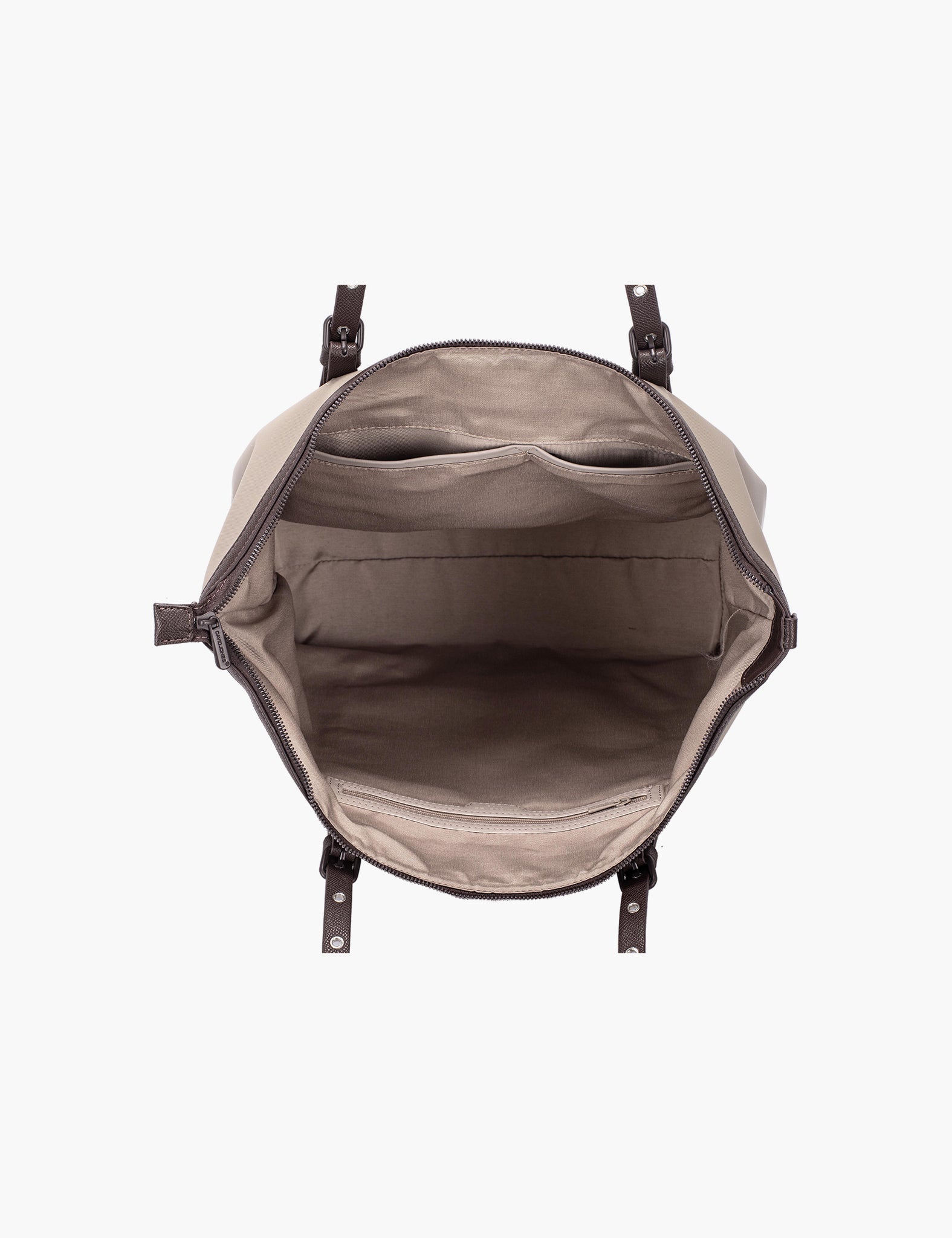 Sac cabas Sophorine — Taupe, intérieur