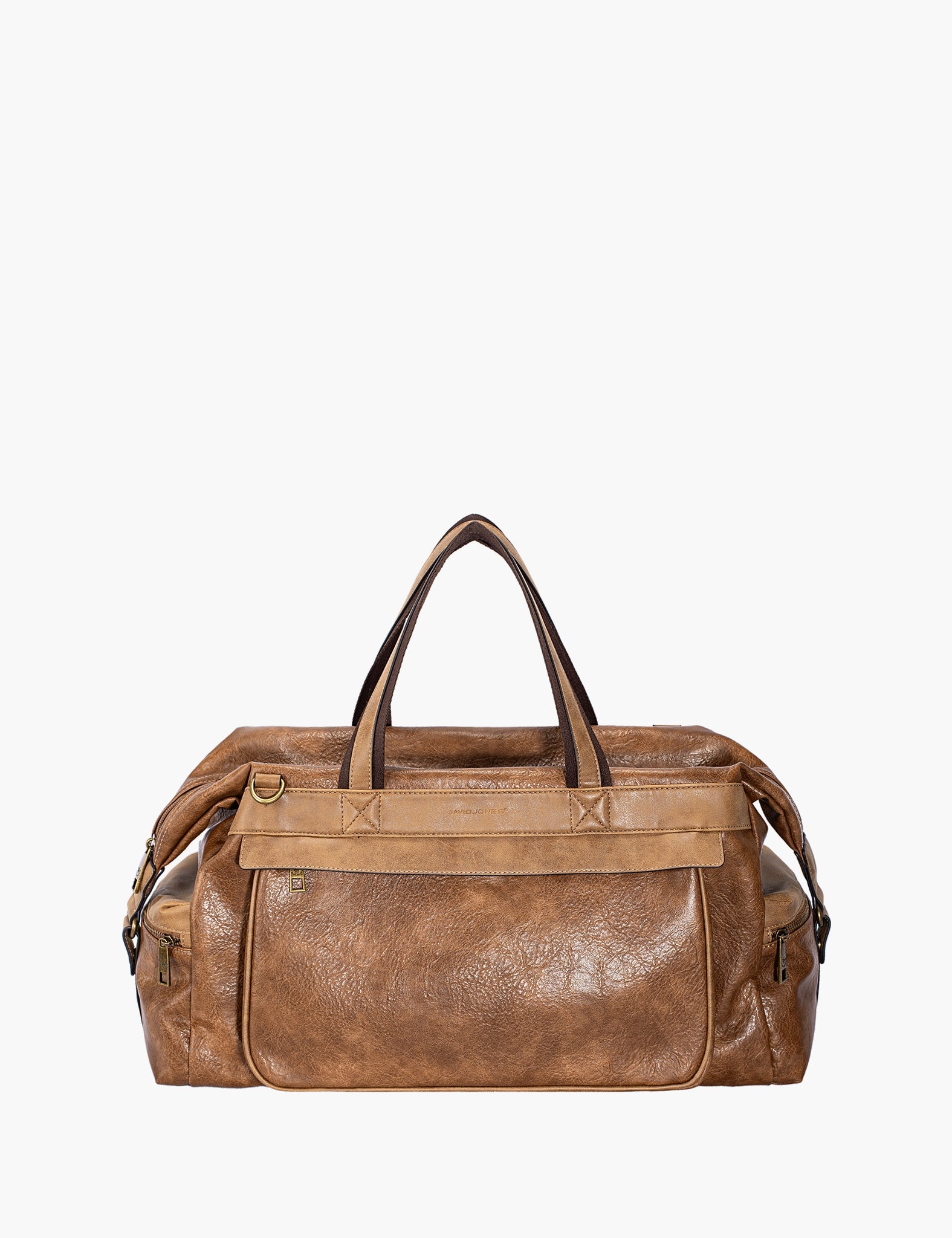 Sac de voyage Narcisse — Brown, vue trois-quarts