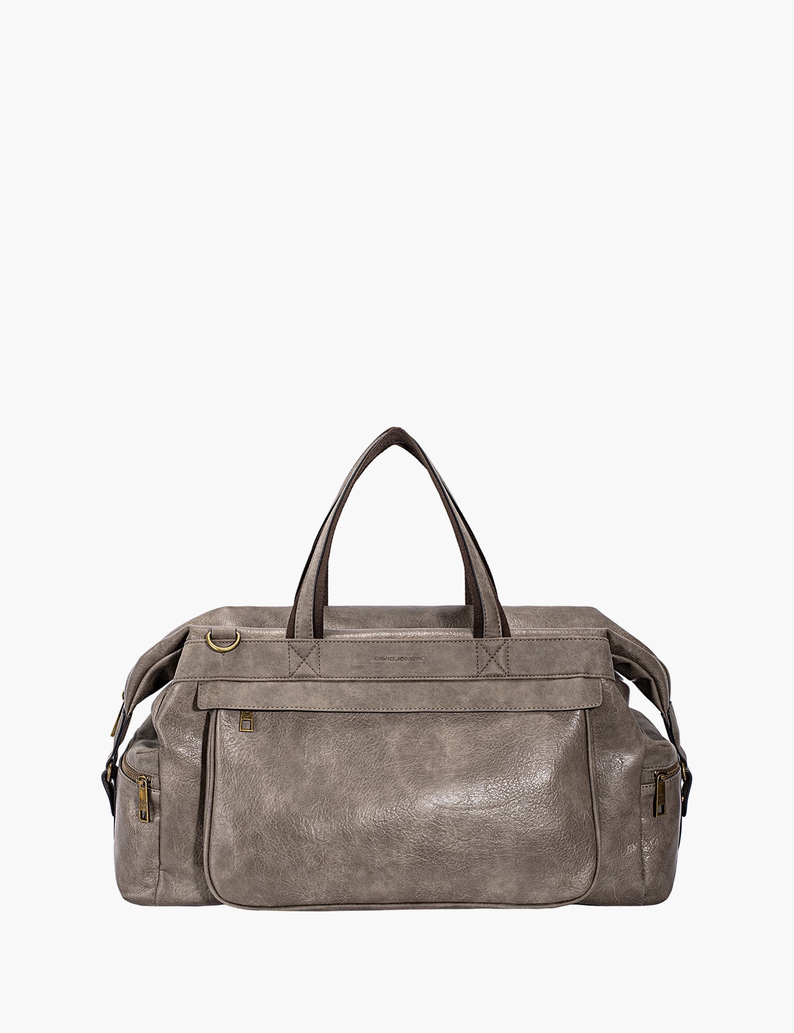 Sac de voyage Narcisse — Dark Taupe, vue trois-quarts