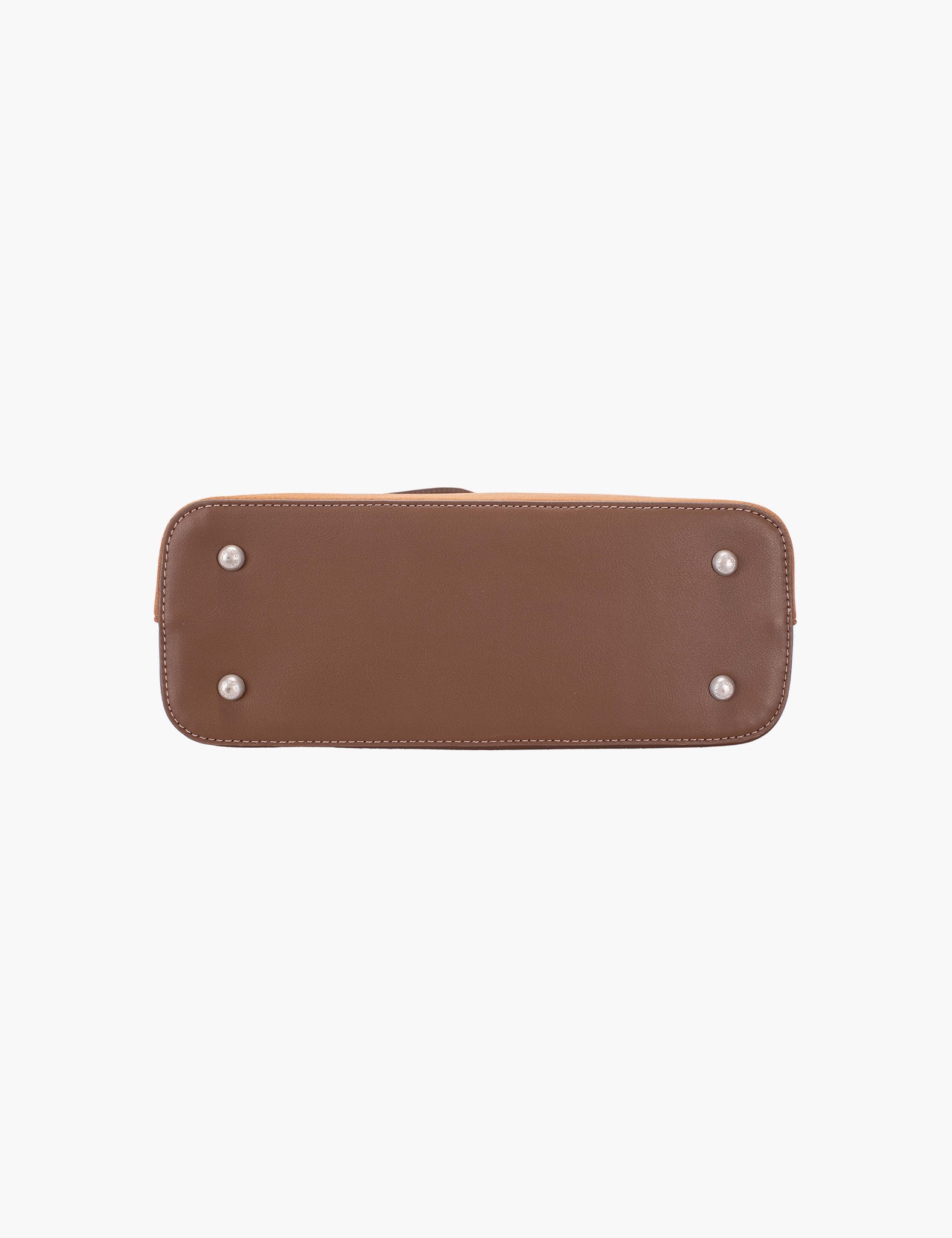 Sac porté épaule Lally — Cocoa Brown, vue de dessous