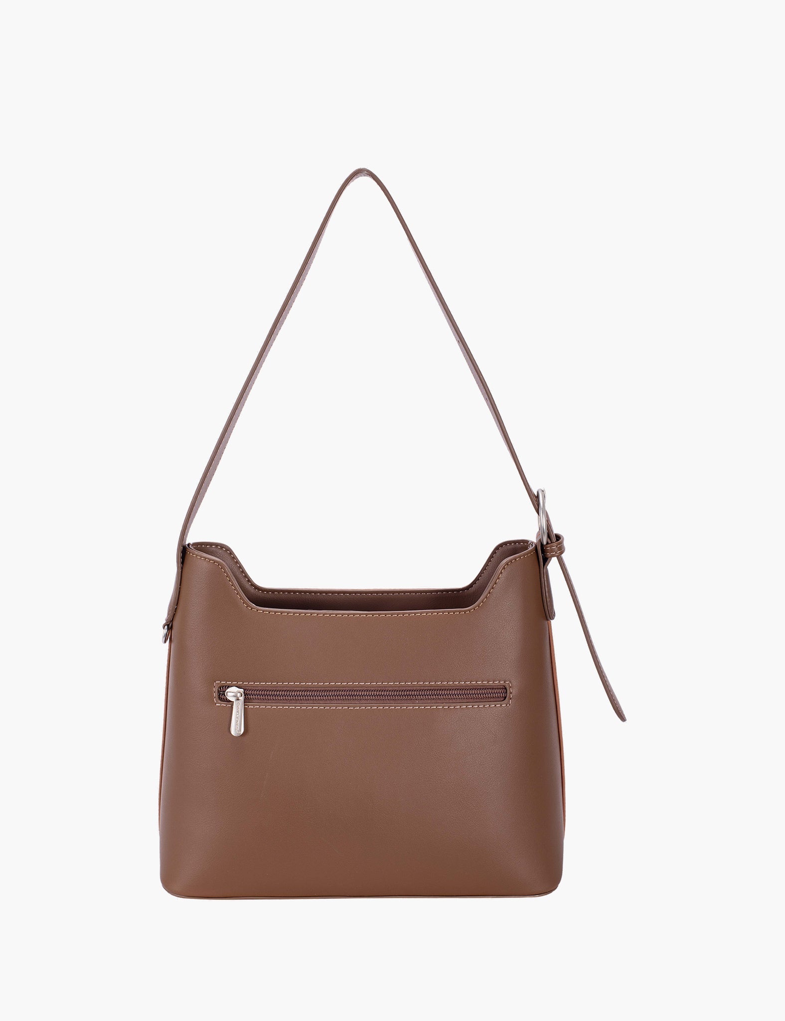 Sac porté épaule Lally — Cocoa Brown