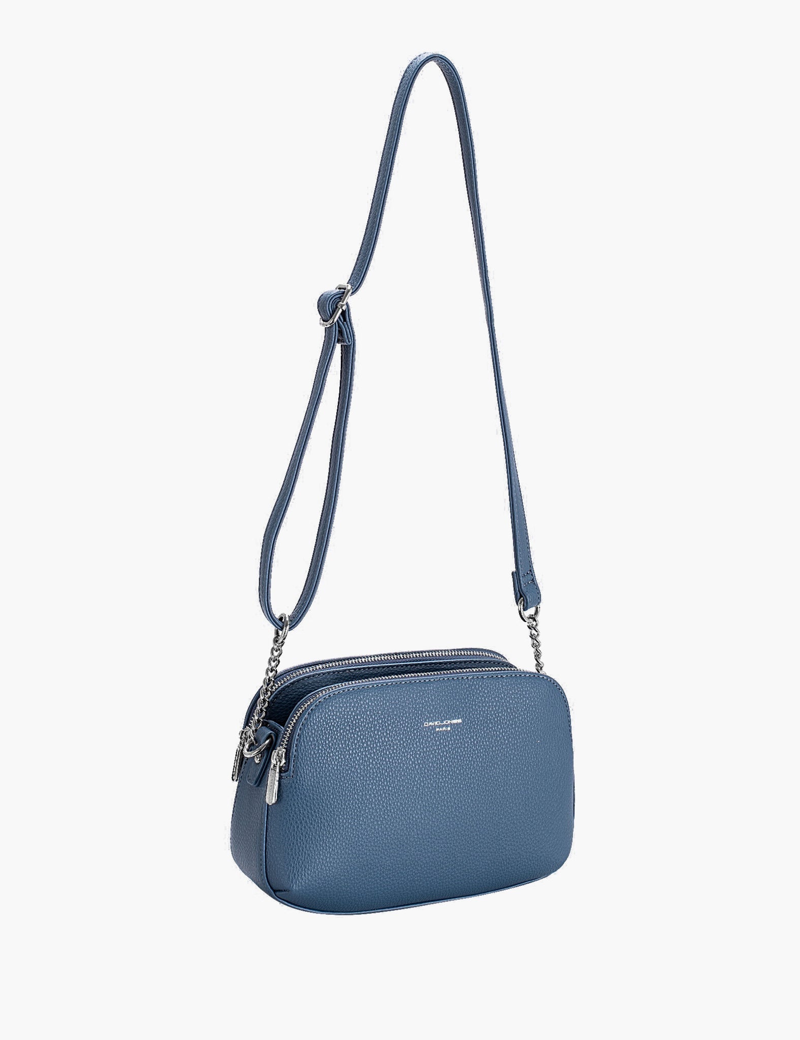 Sac porté épaule Lana — Navy, vue trois-quarts