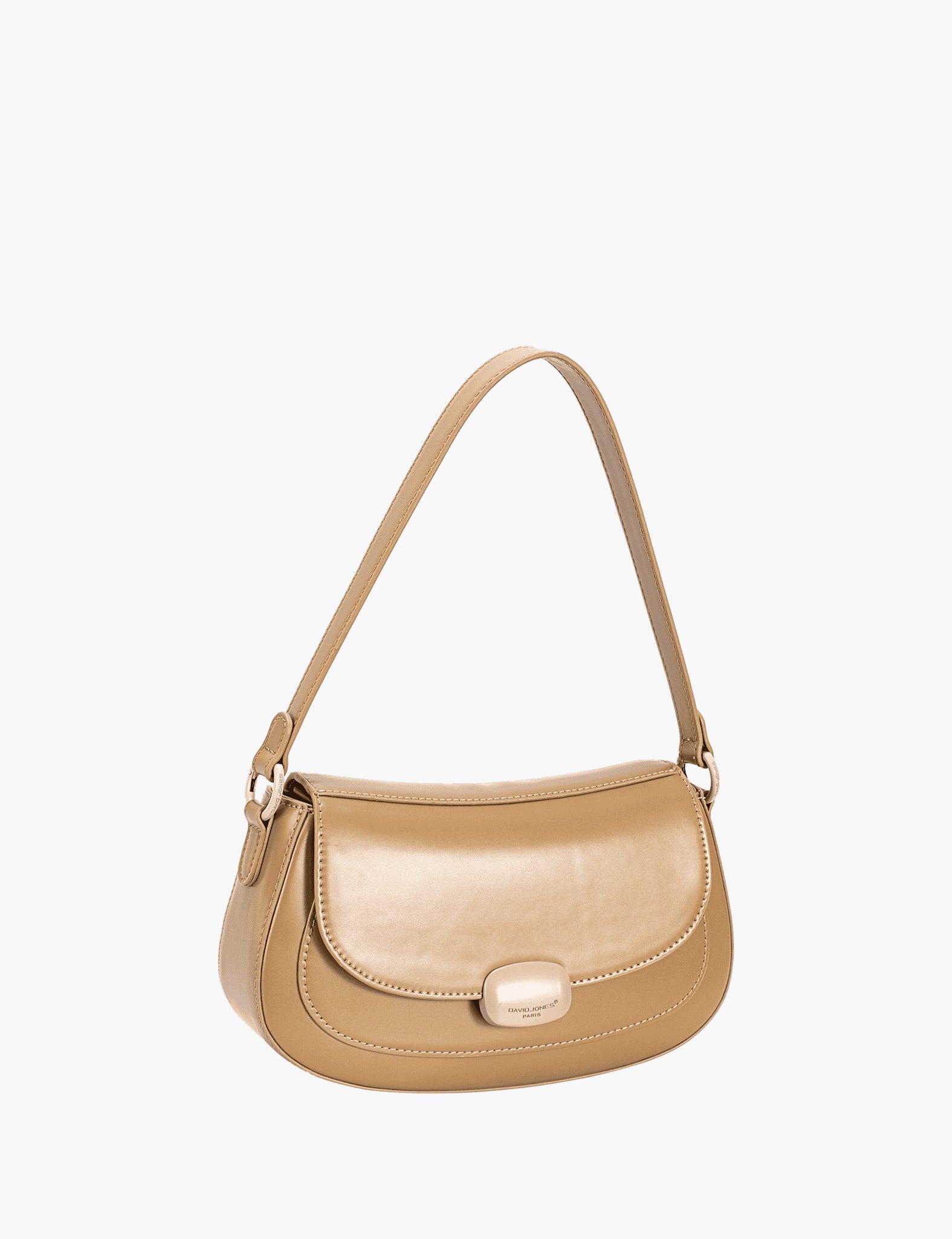 Sac porté épaule Loise — Camel