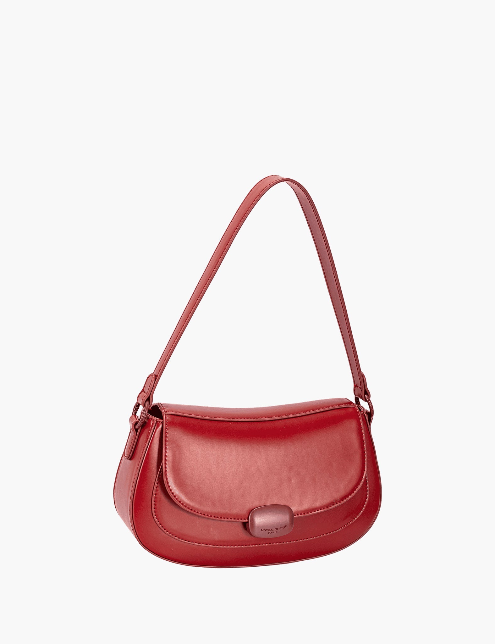 Sac porté épaule Loise — Lipstick Red
