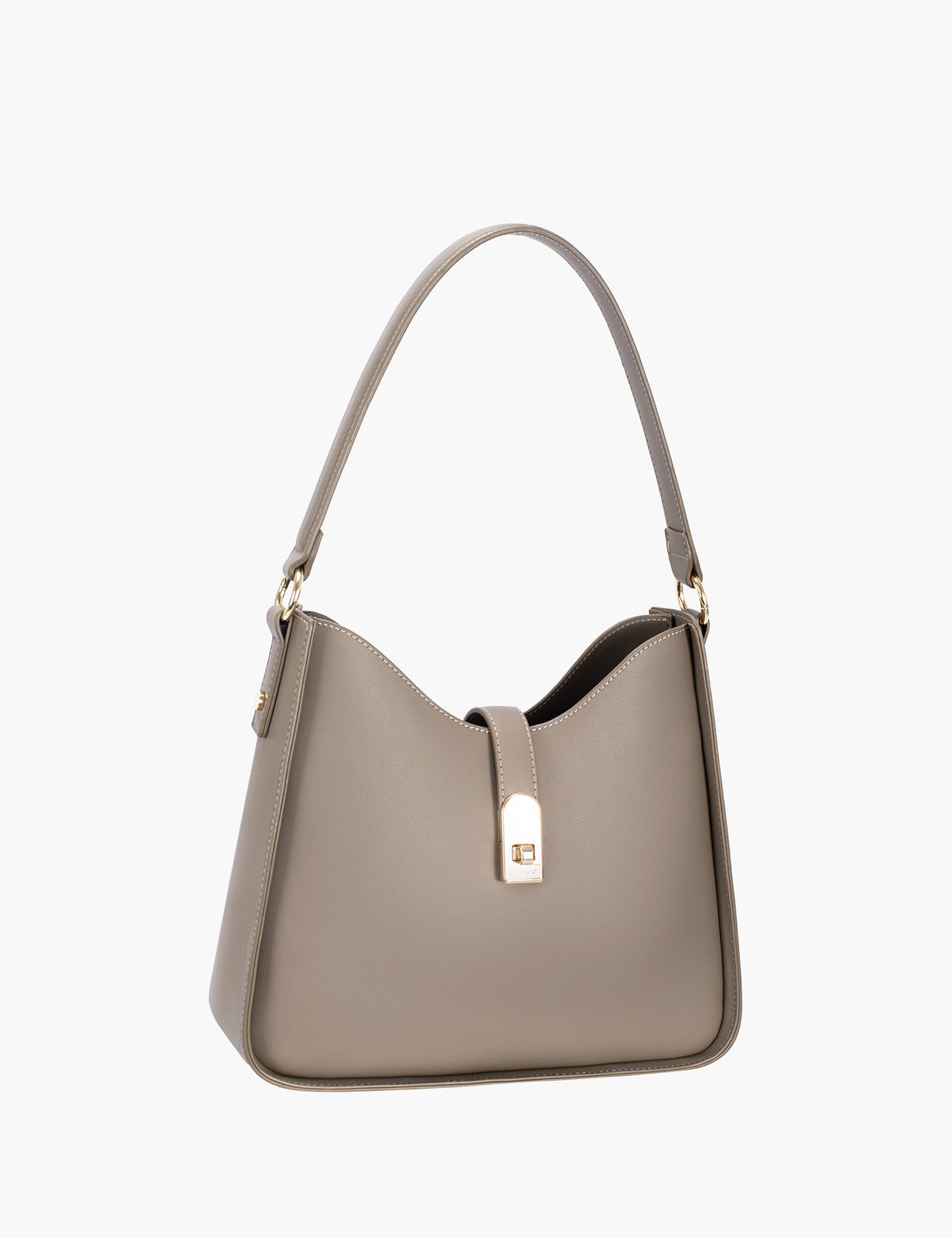Sac porté épaule Lorelai — Warm Grey Sand