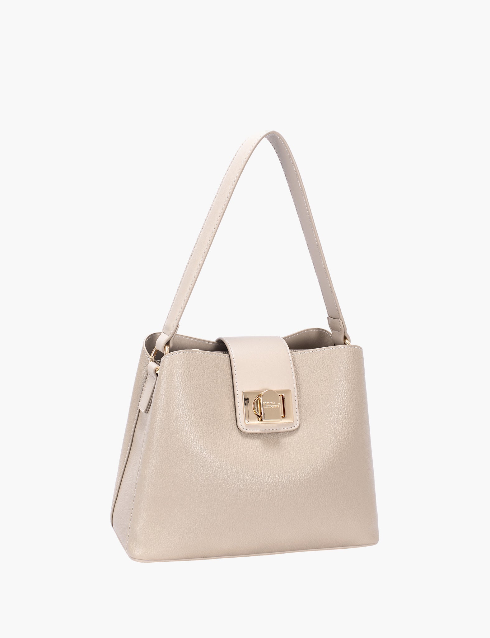 Sac porté épaule Melena — Oxford Tan, vue trois-quarts