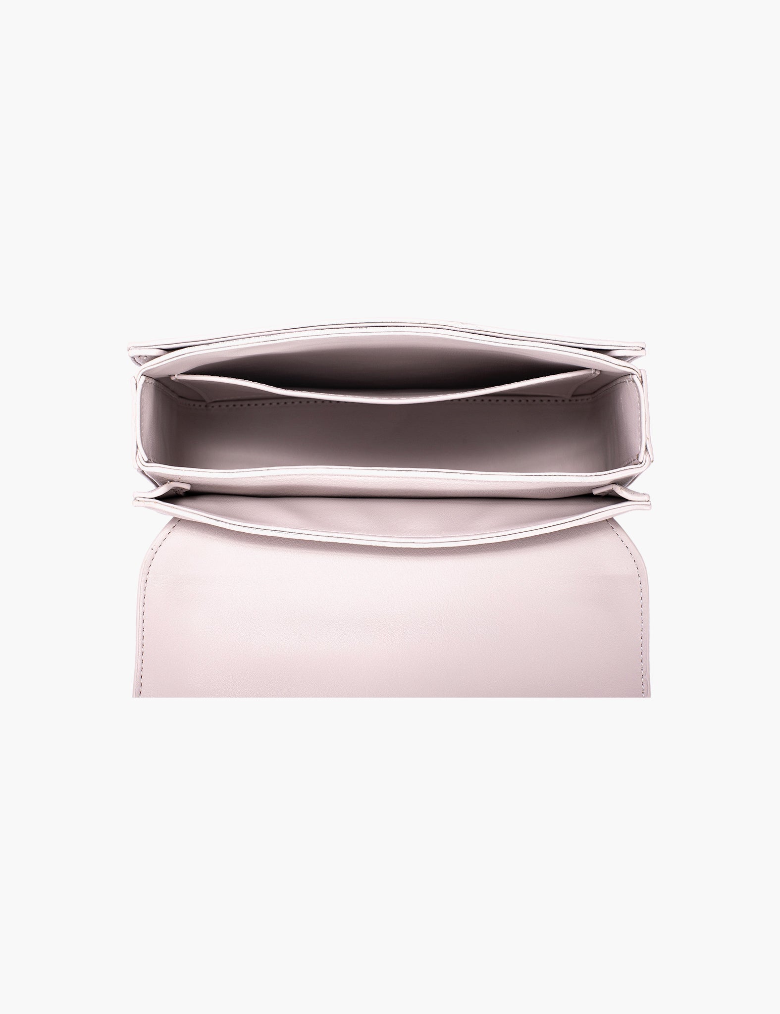 Sac porté épaule Nisa — Snow Lilac, intérieur