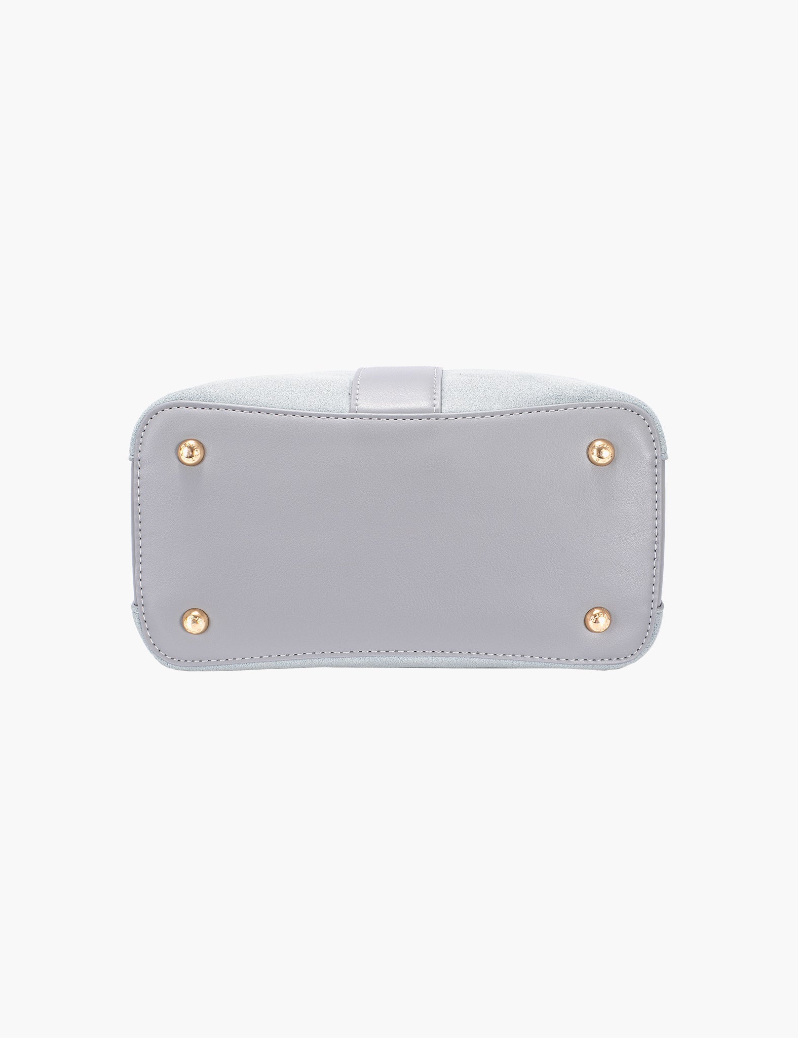 Sac porté épaule Nora — Steel Gray, vue de dessous