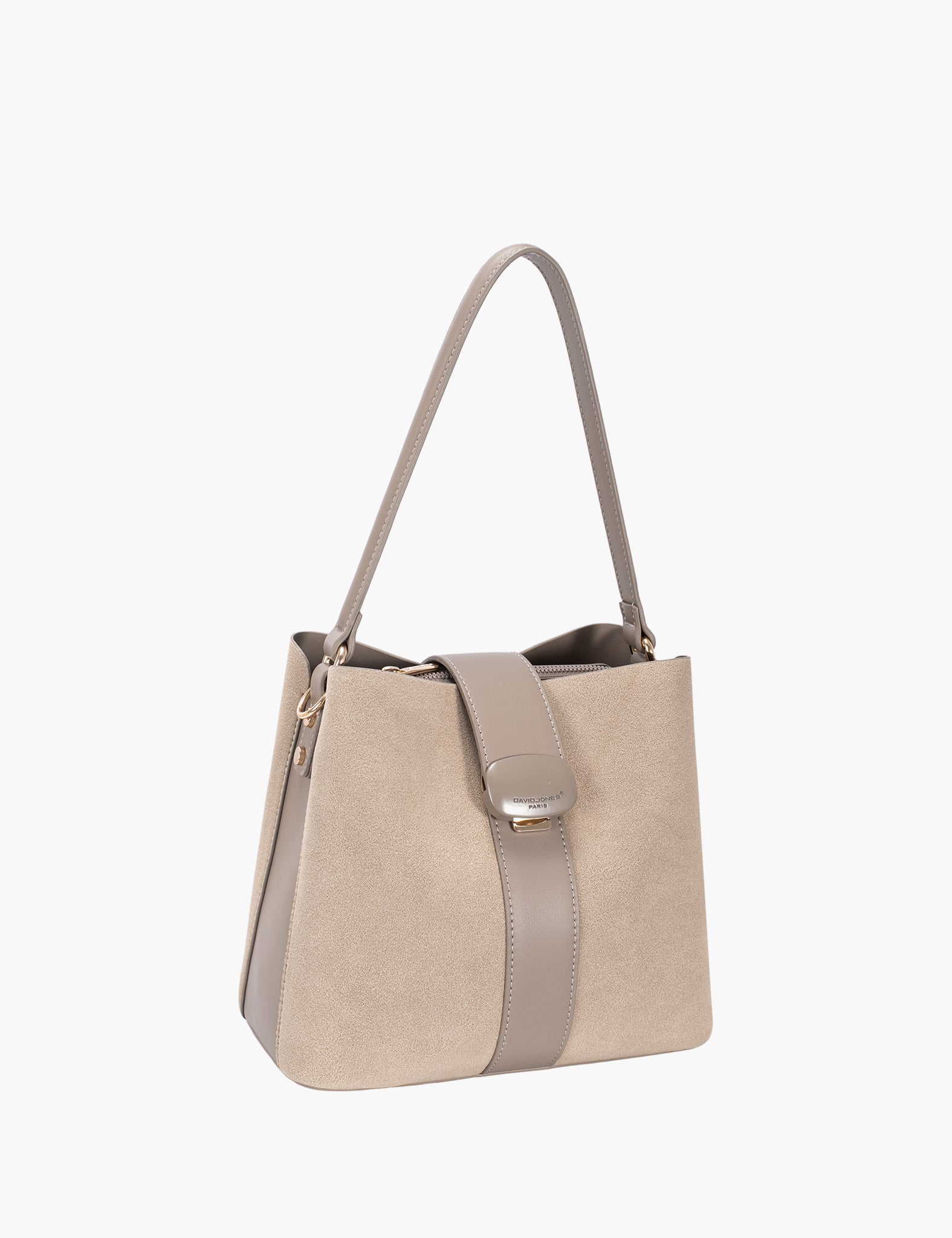 Sac porté épaule Nora — Warm Taupe