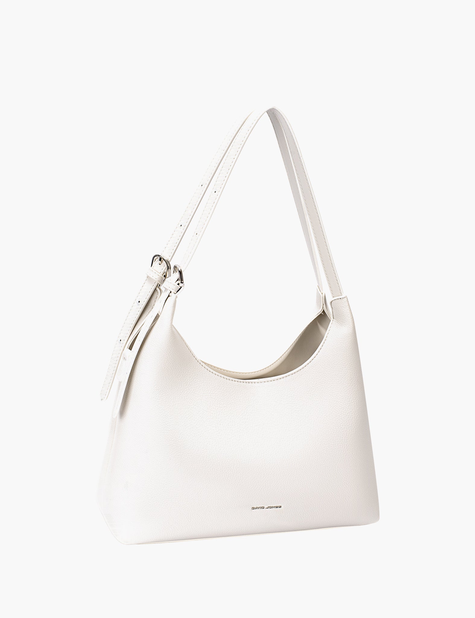 Sac porté épaule Olina — Coconut Cream, vue trois-quarts