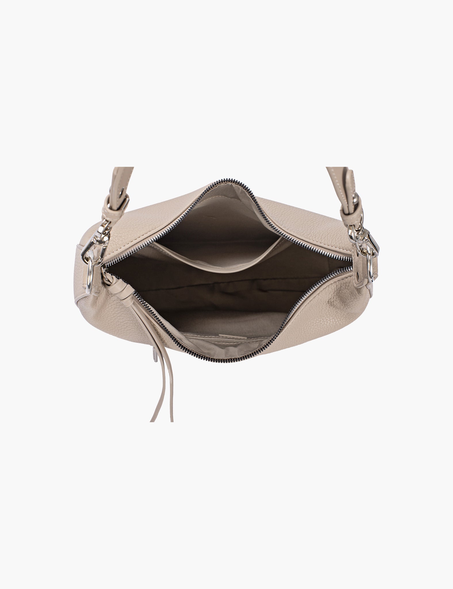 Sac porté épaule Olivia — Oxford Tan, intérieur
