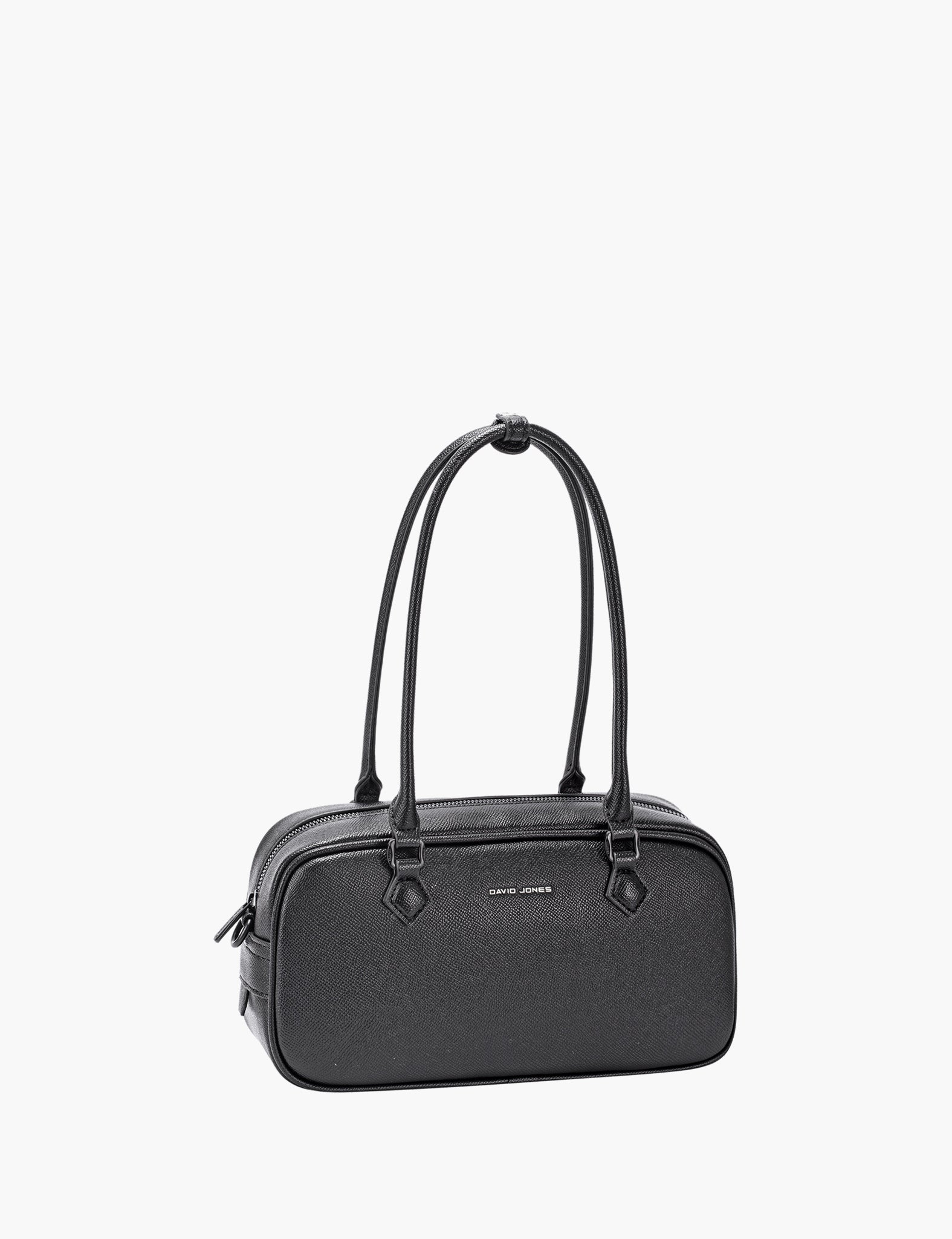 Sac porté épaule Onzna — Black, vue trois-quarts