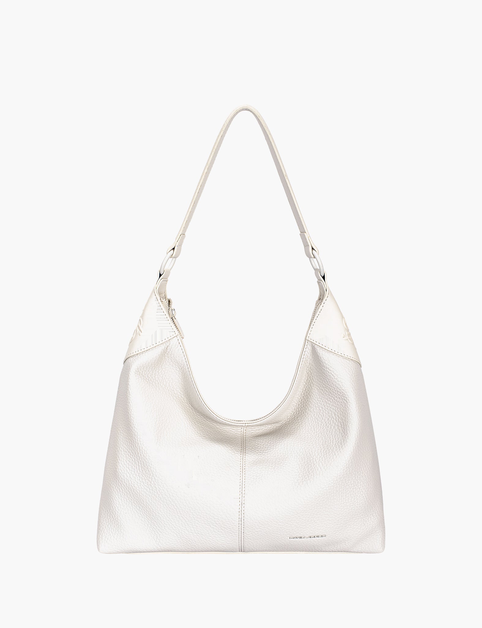 Sac porté épaule Orphea — Coconut Cream, vue trois-quarts
