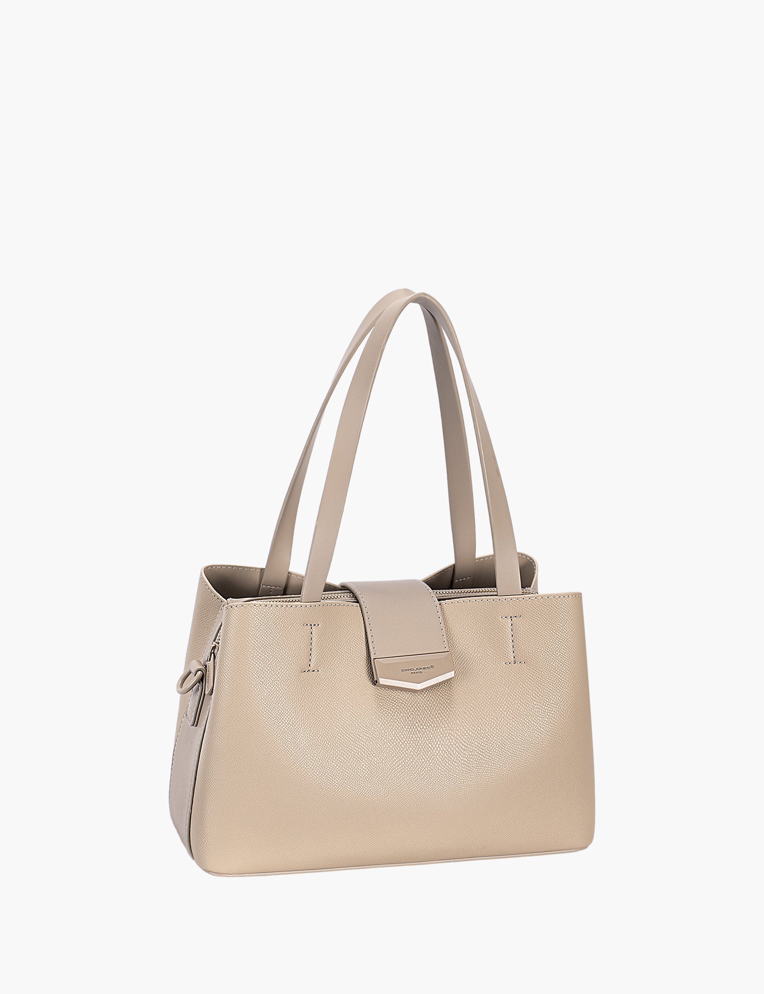 Sac porté épaule Paquerette — Oxford Tan, vue trois-quarts