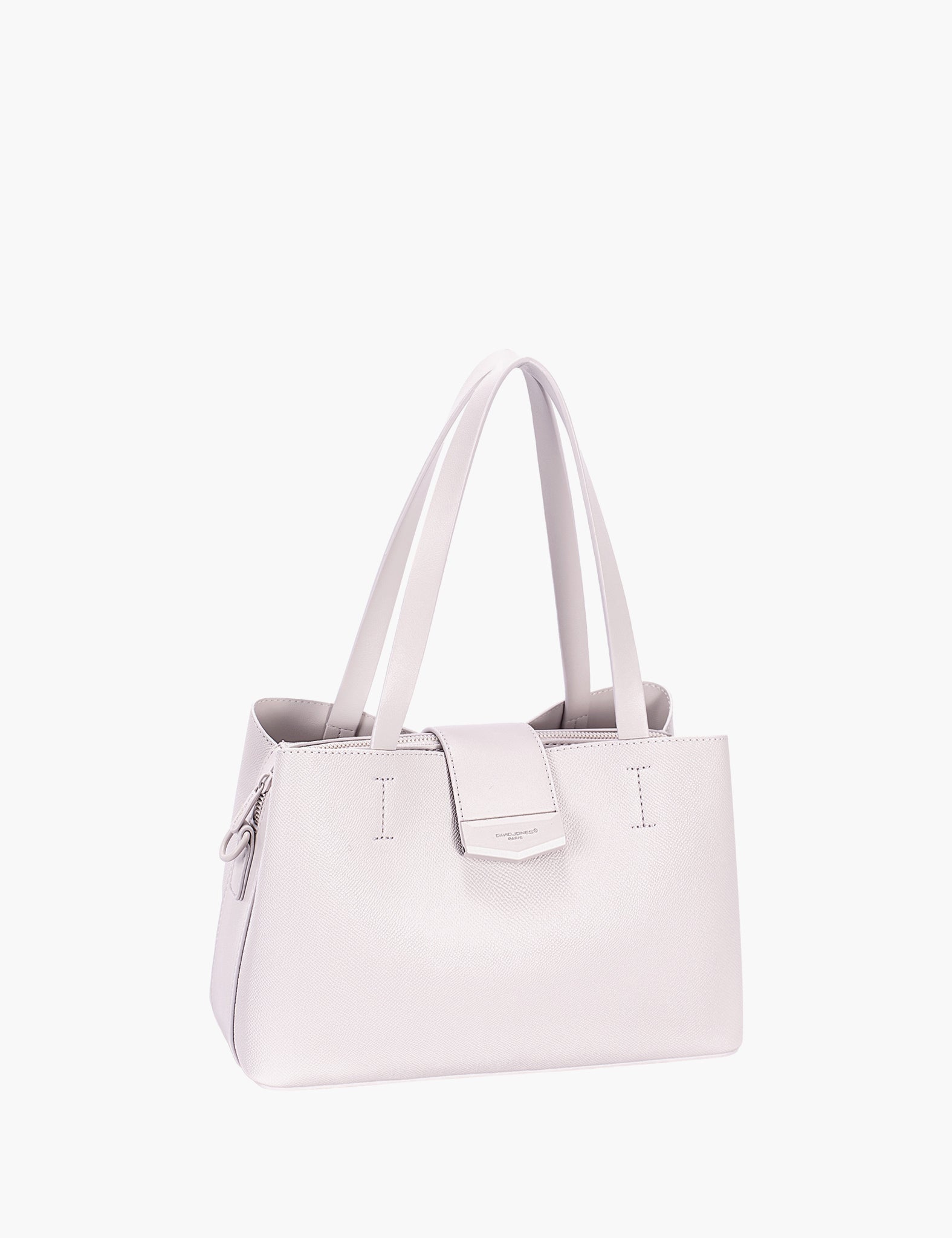 Sac porté épaule Paquerette — Snow Lilac, vue trois-quarts
