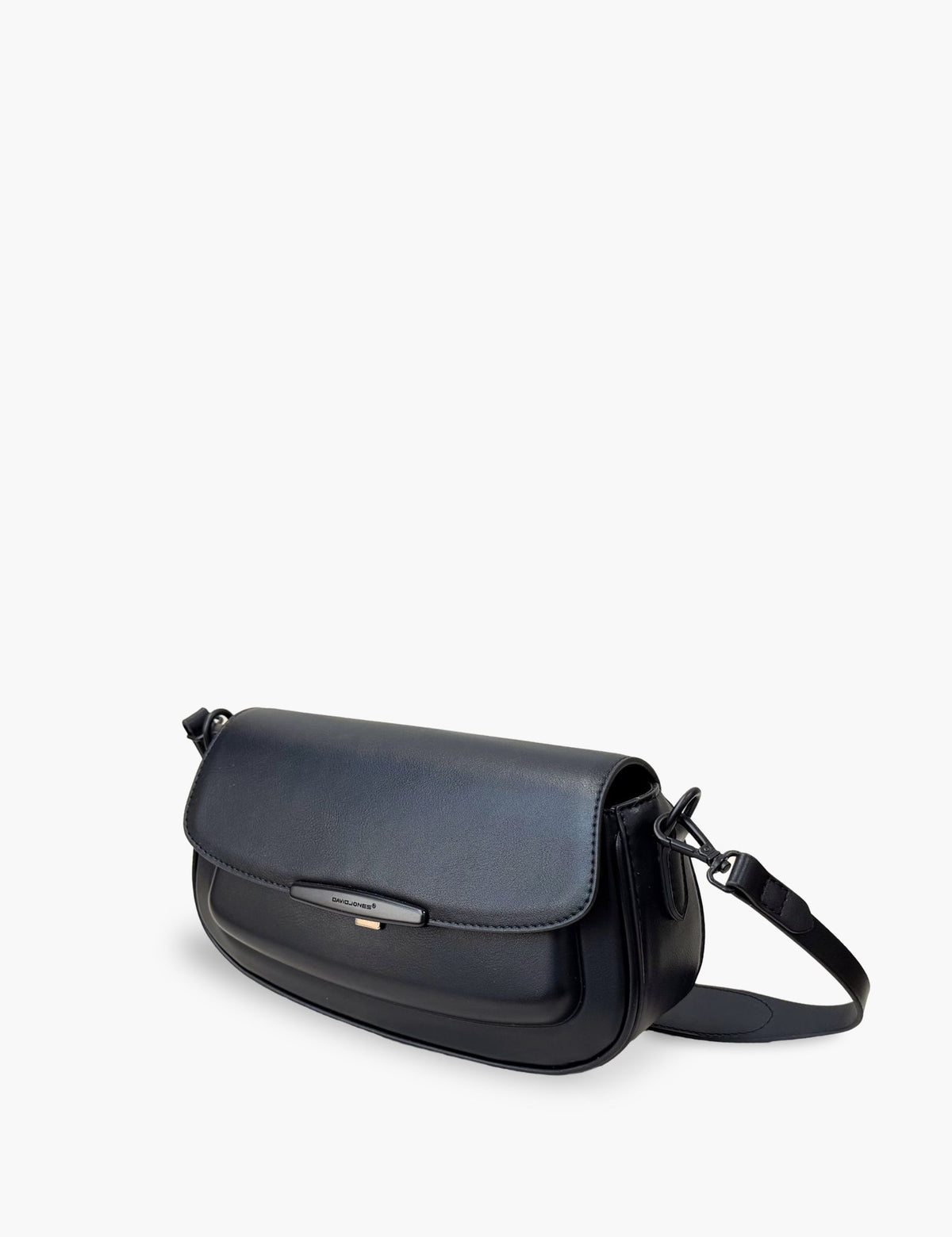 Sac porté épaule Perline, Black, Côté