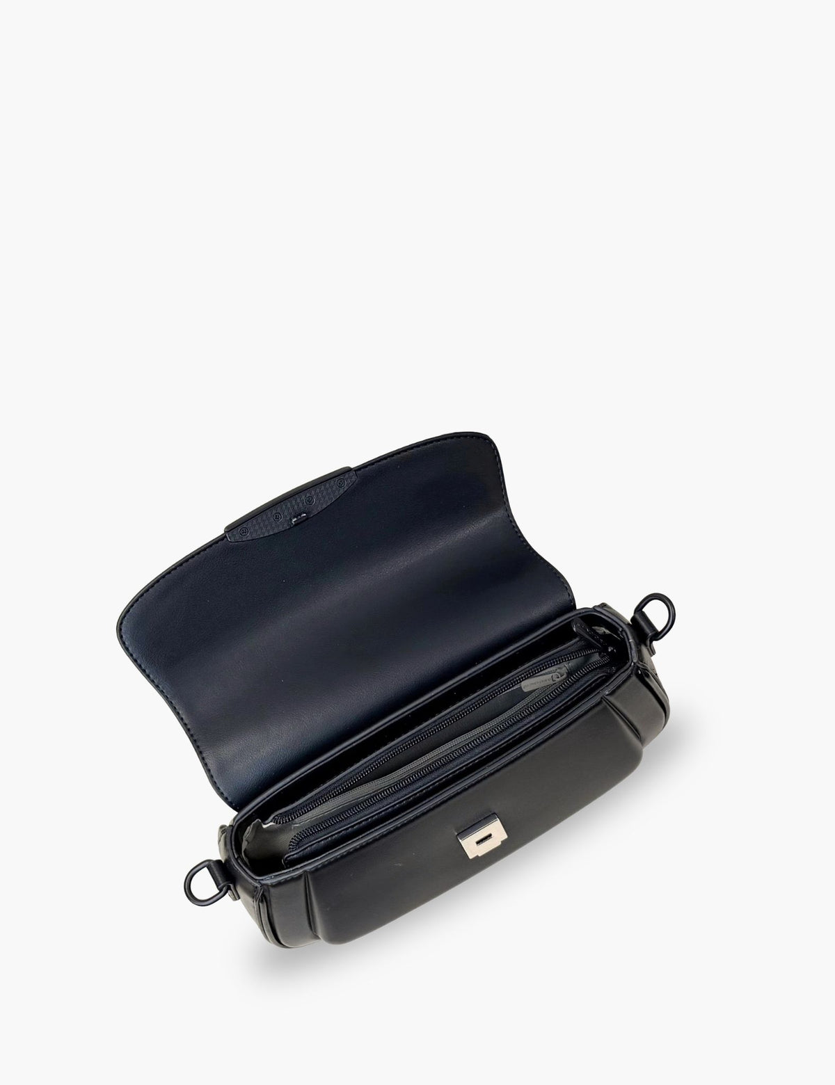 Sac porté épaule Perline, Black, Intérieure