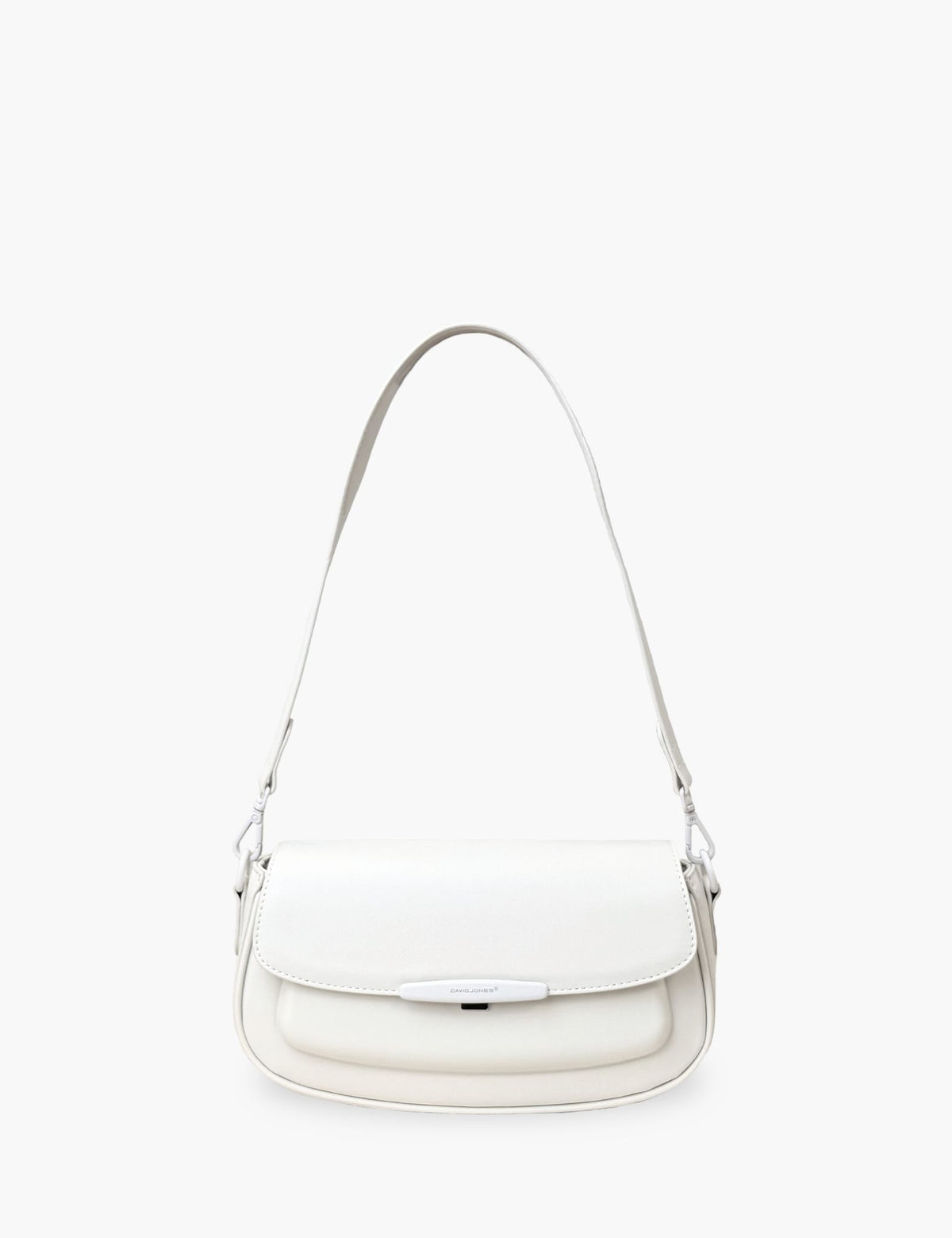 Sac porté épaule Perline, Coconut Cream, Face