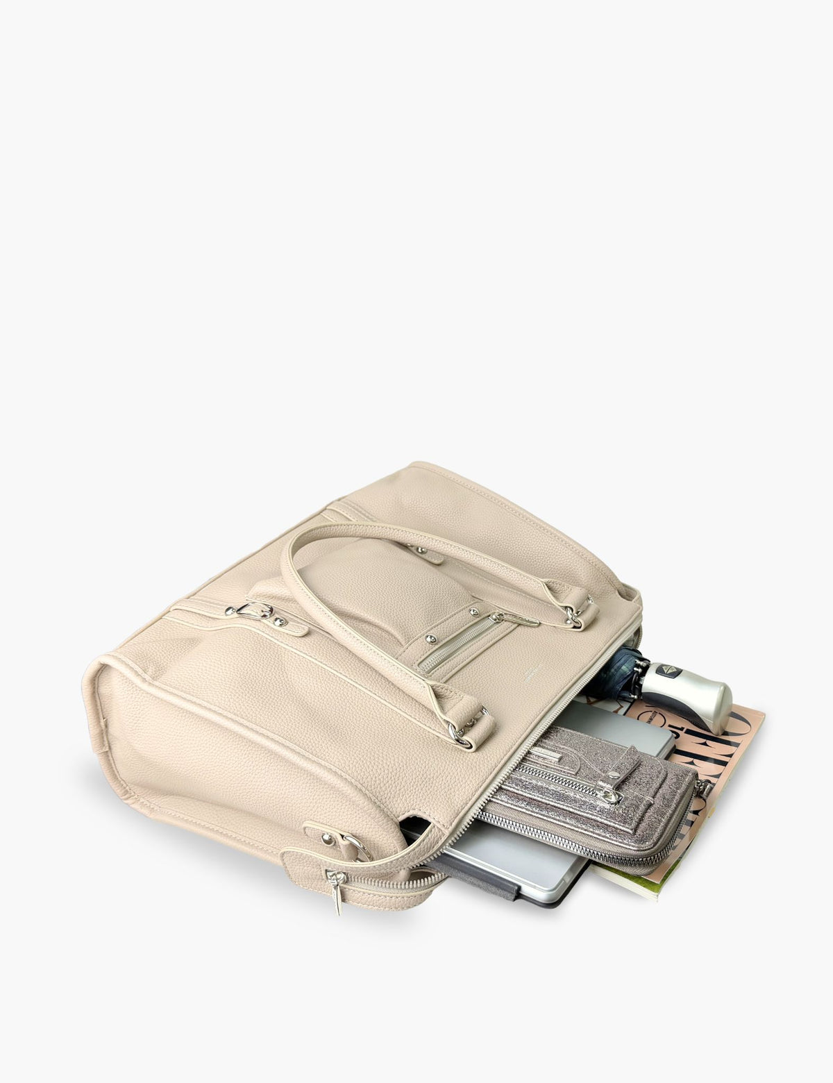 Sac à main Phanelie — Oxford Tan, Détail