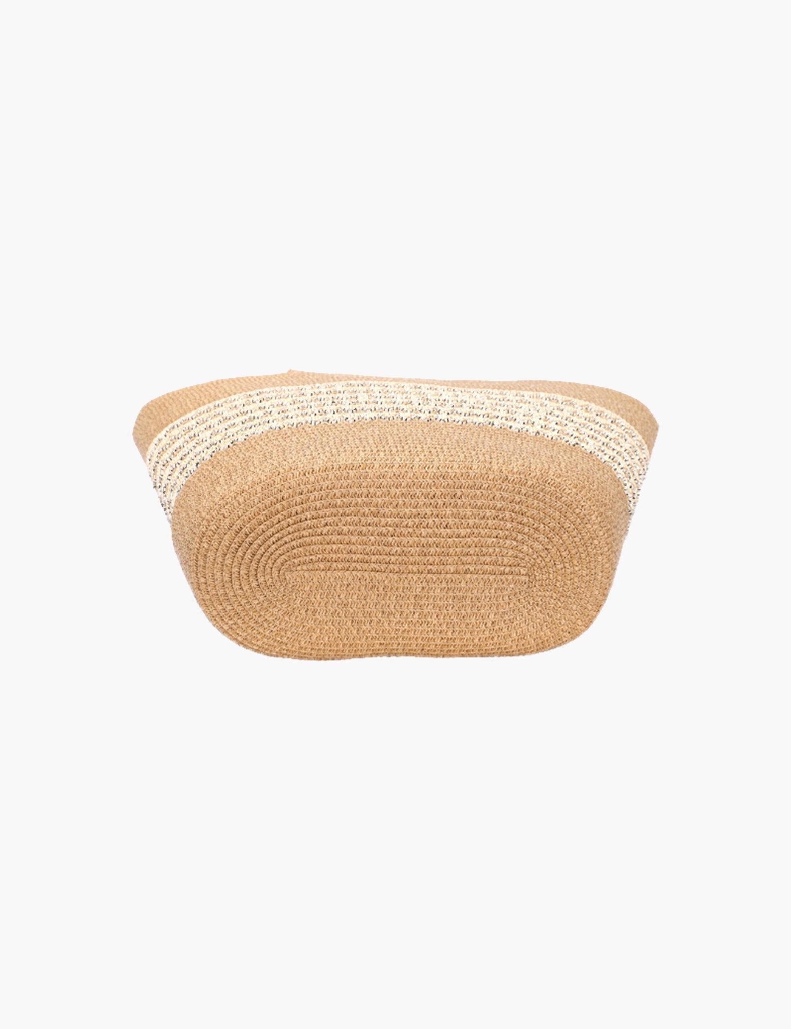 Sac porté épaule Pois — Beige, vue de dessous