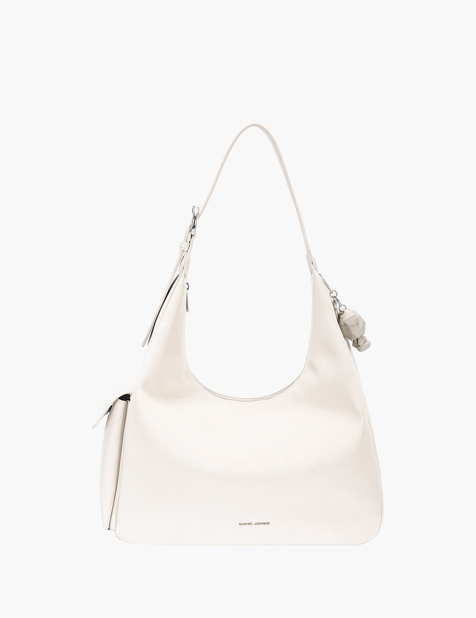 Sac porté épaule Pom — Almond Milk, vue trois-quarts