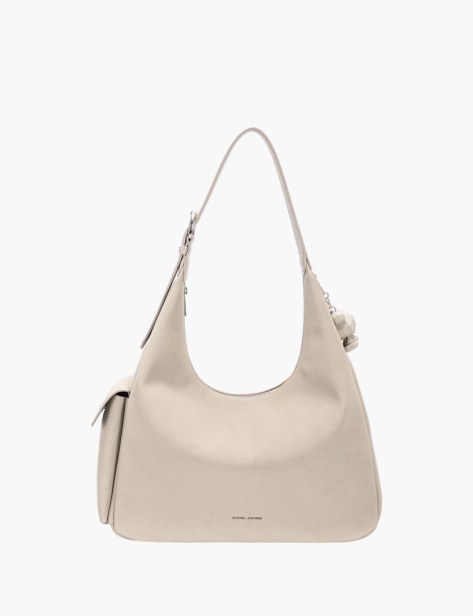 Sac porté épaule Pom — Oxford Tan, vue trois-quarts