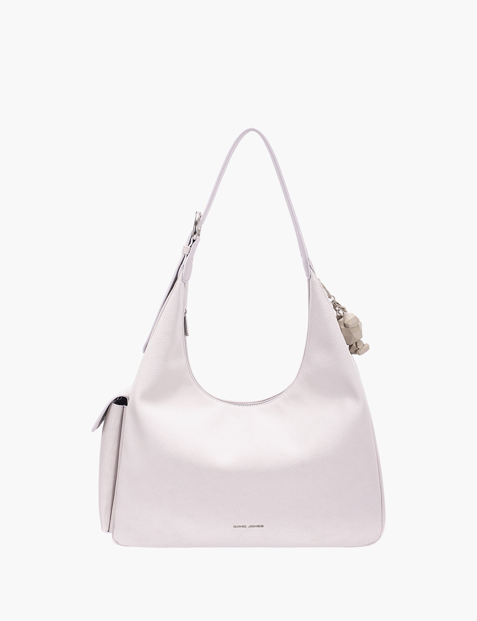 Sac porté épaule Pom — Snow Lilac, vue trois-quarts