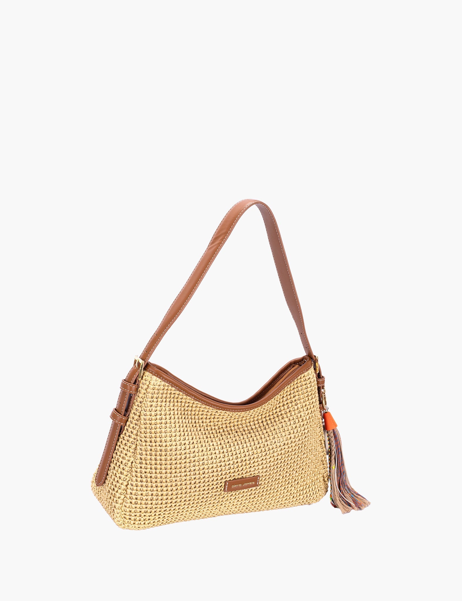 Sac porté épaule Pomeline — vue de face Apricot Tan