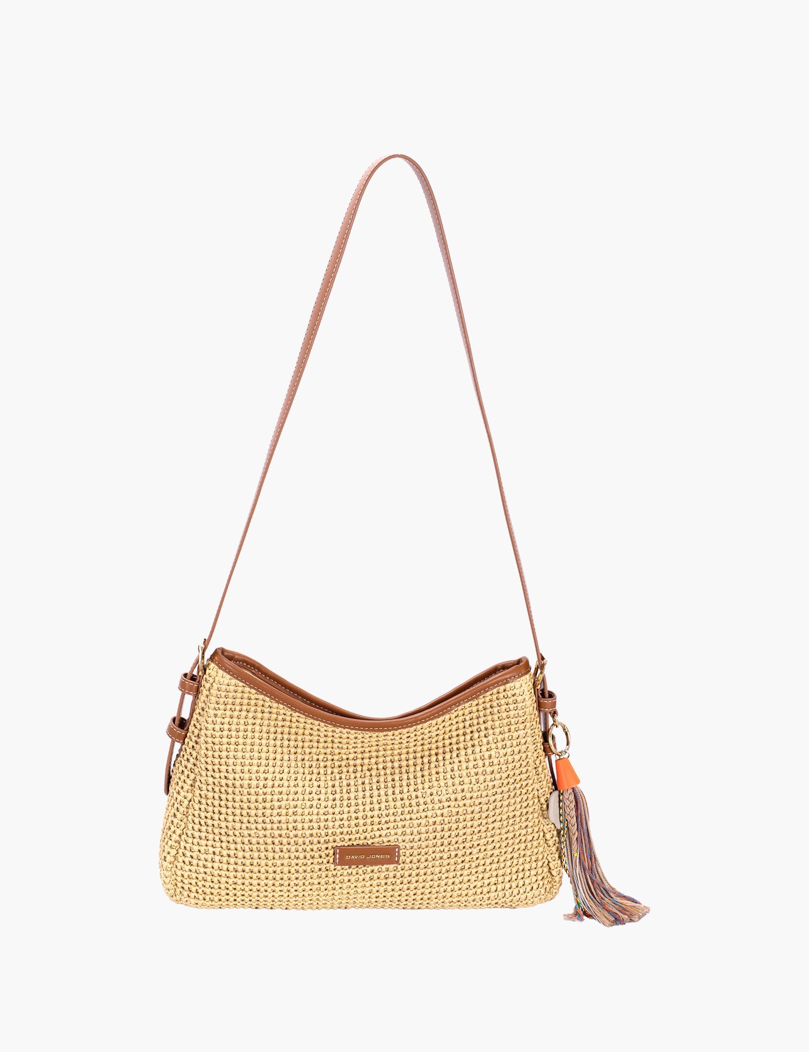 Sac porté épaule Pomeline — vue trois-quarts Apricot Tan