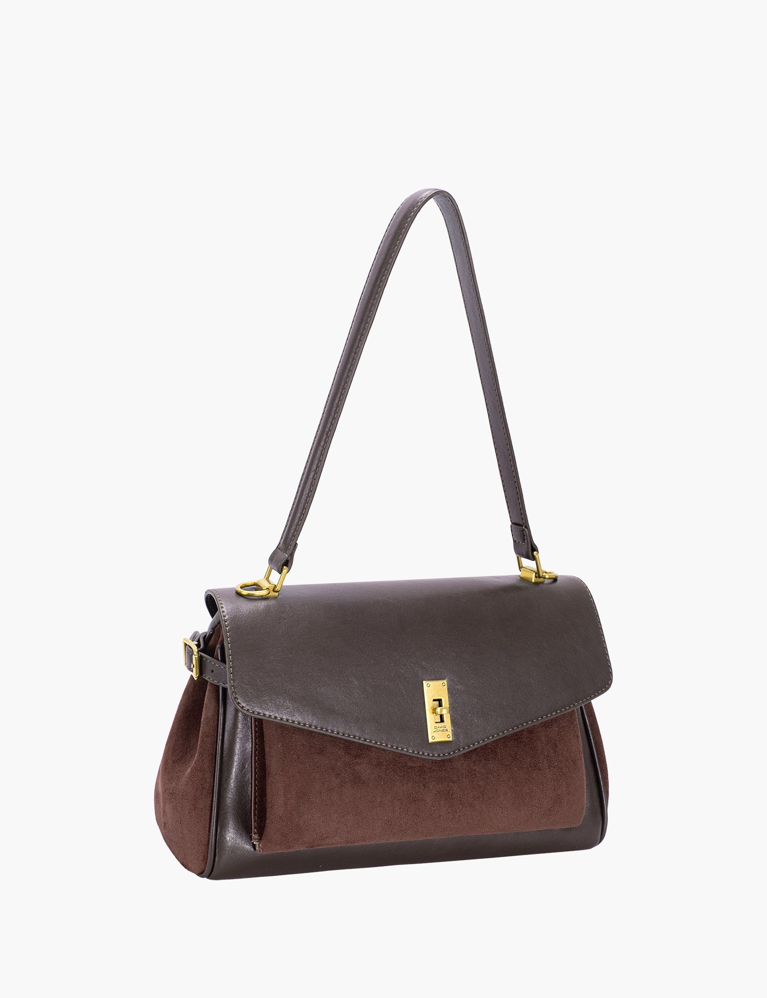 Sac porté épaule Resilda — Wenge Wood