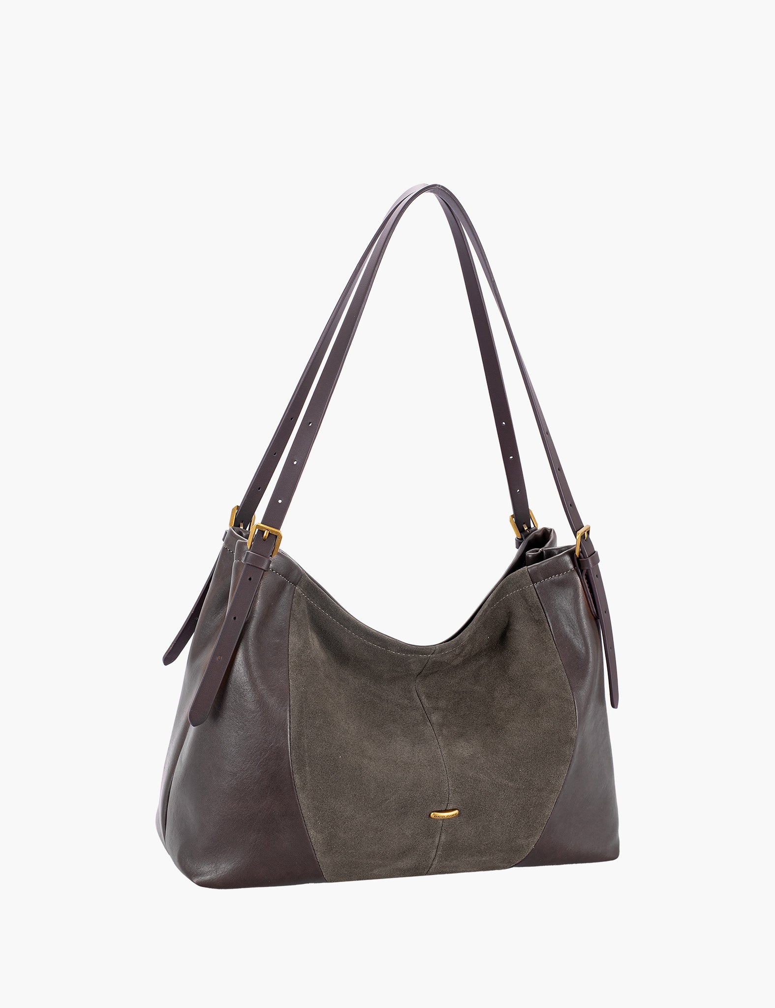 Sac porté épaule Servenice — Wenge Wood