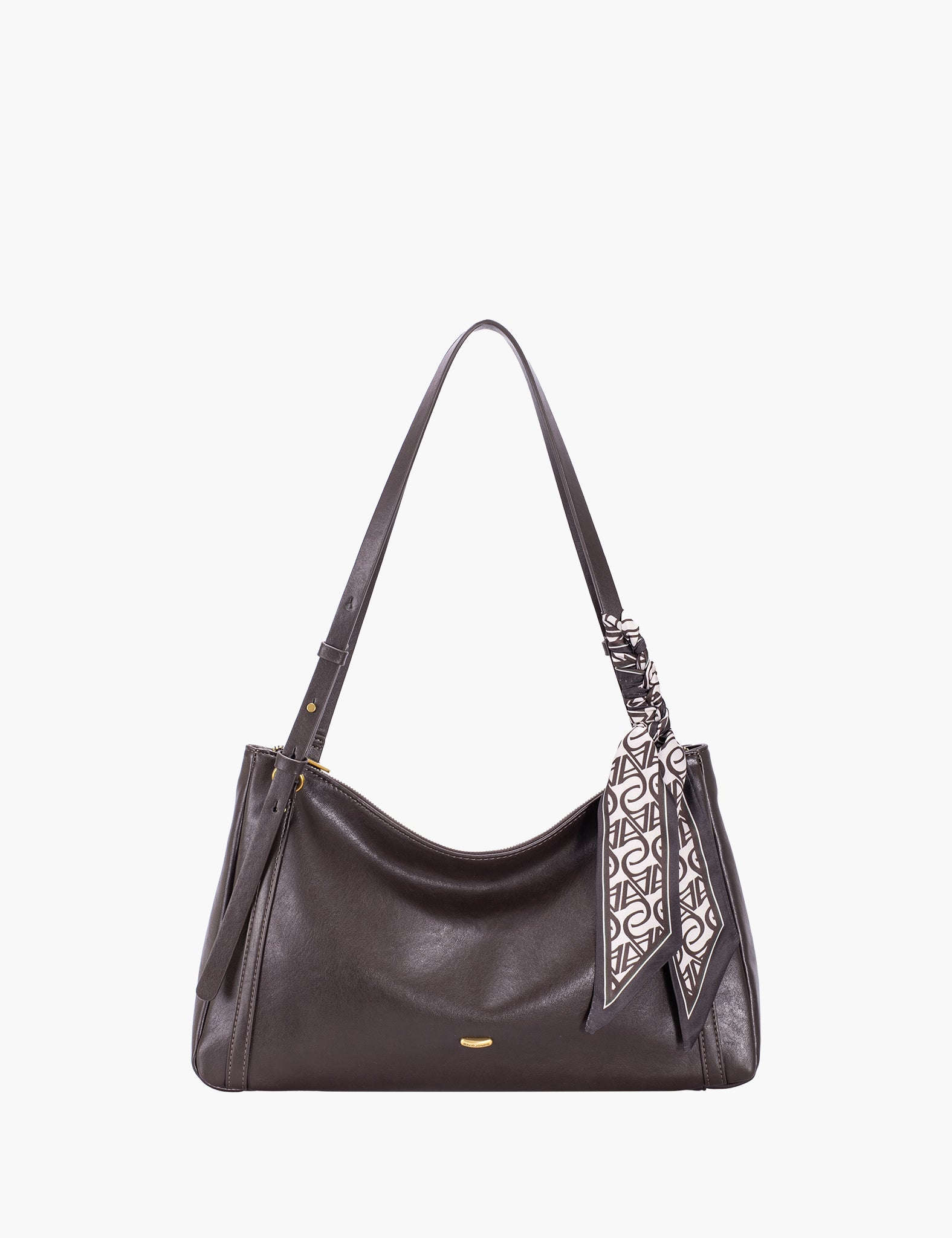 Sac porté épaule Servianne — Wenge Wood