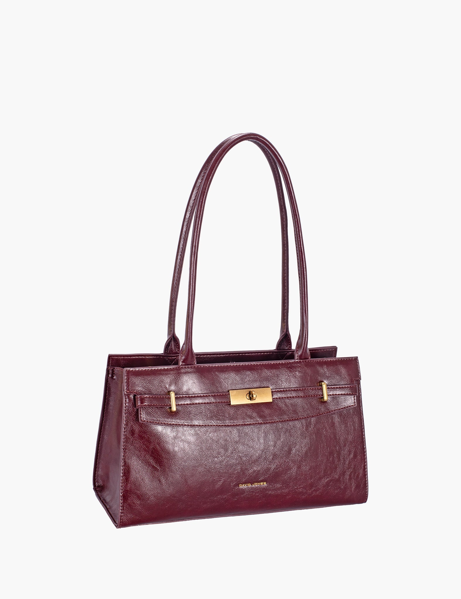 Sac porté épaule Stella — Dark Bordeaux