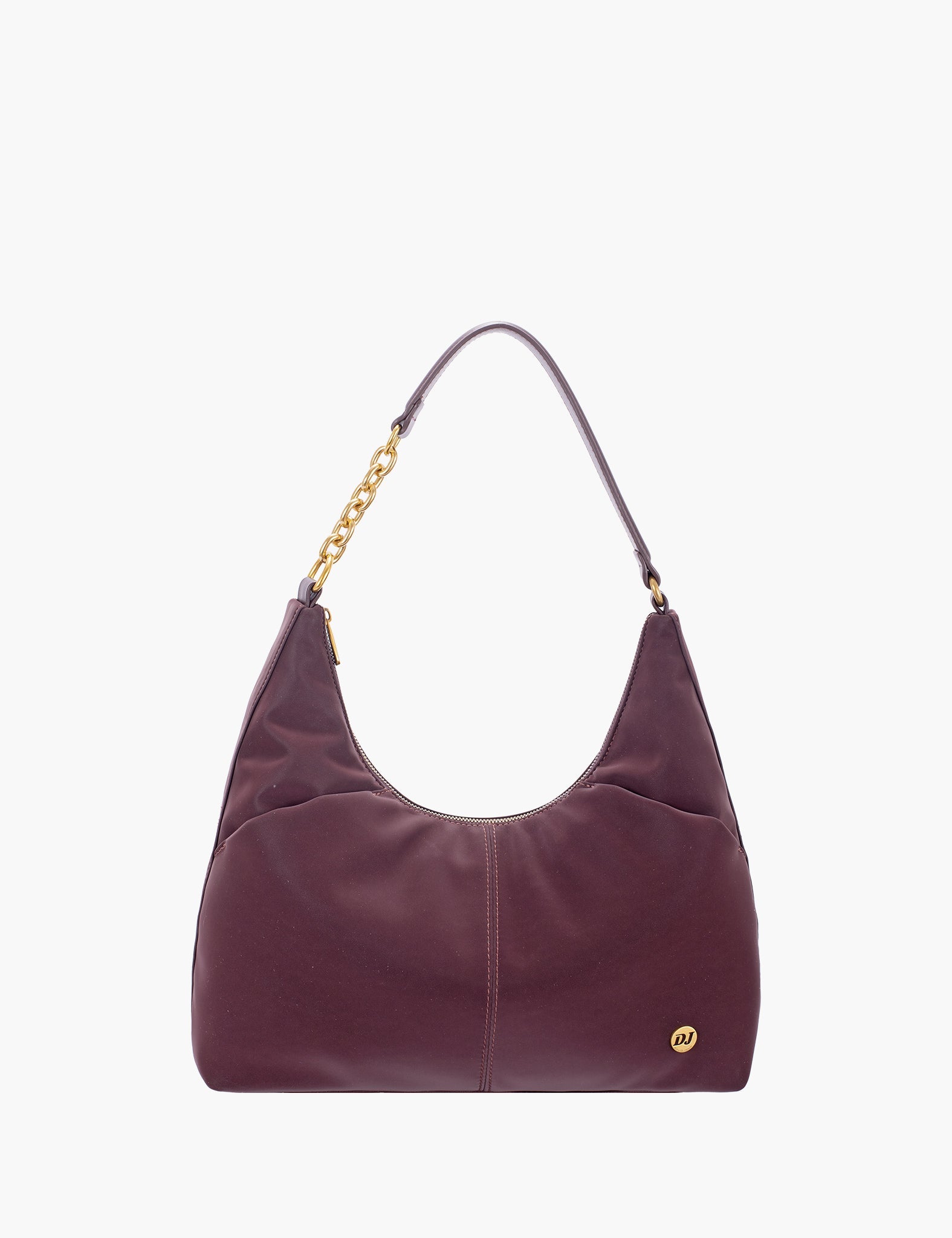 Sac porté épaule Sulferine — Dark Bordeaux